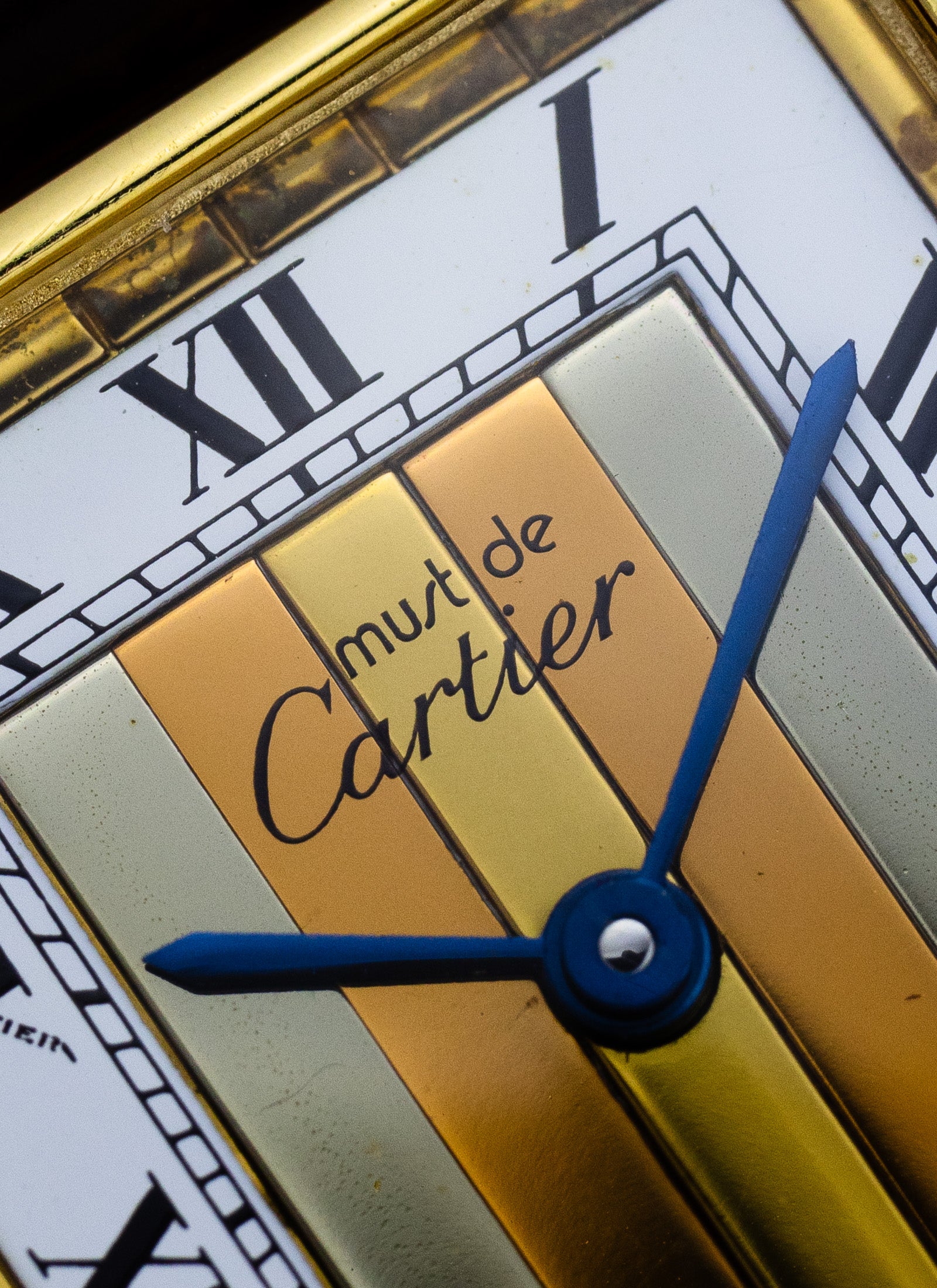 1990s Cartier Must Tank Trinity 590005 Travel Pouch