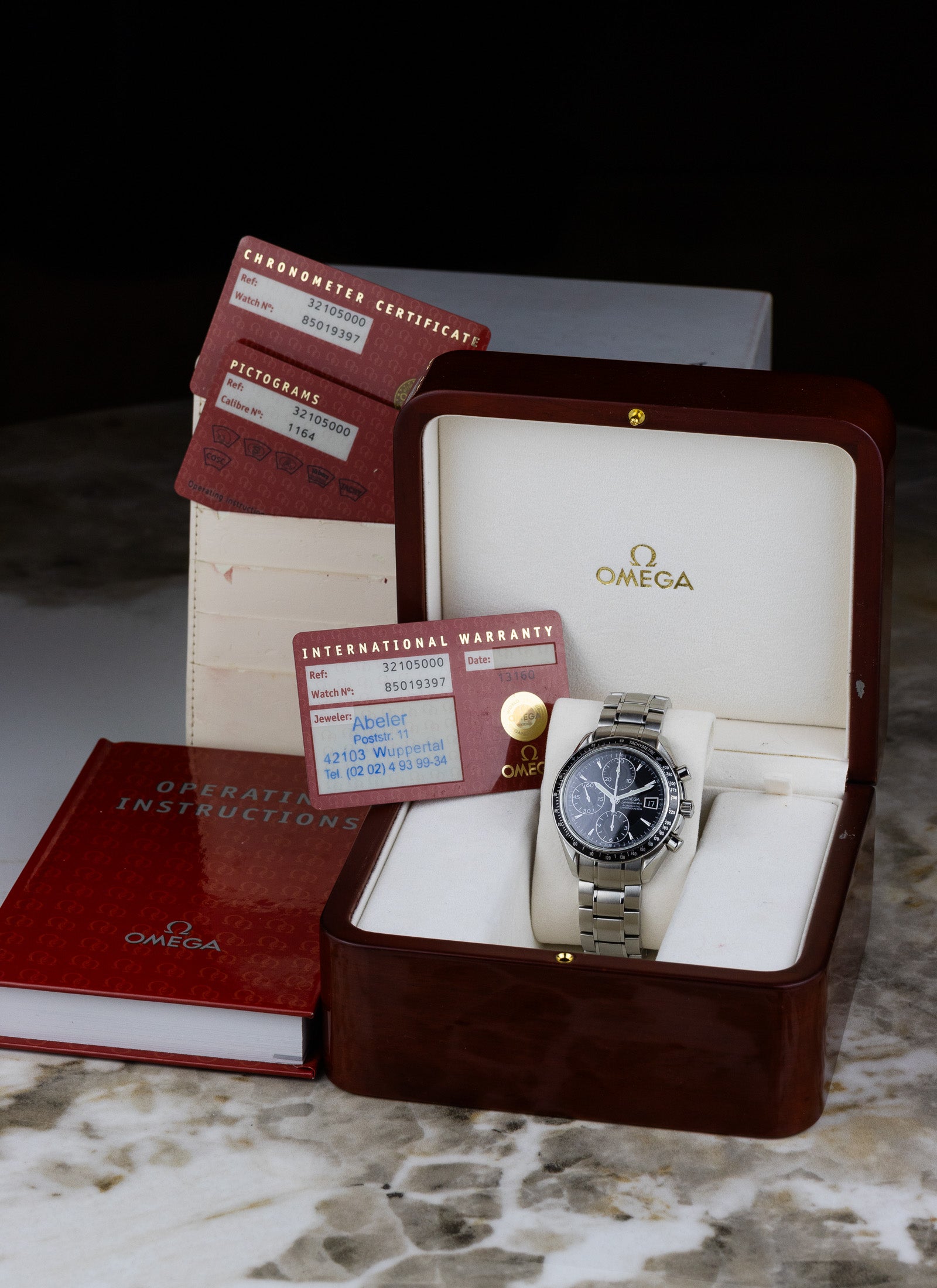 2010s Omega Speedmaster Date 32105000 Full Set