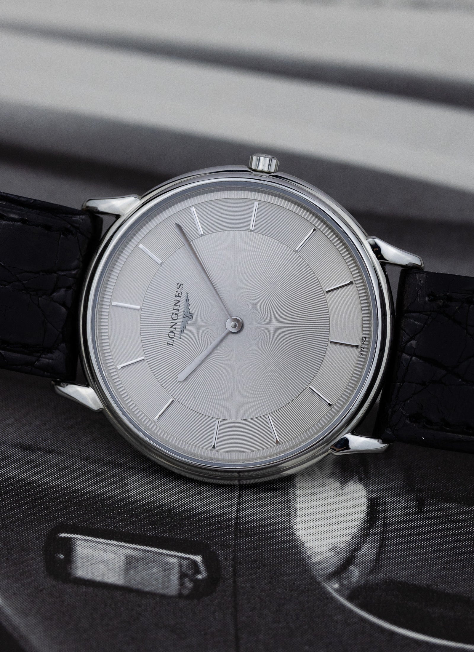 1990s Longines La Grande Classique Guilloche L4.676.4 cal. L150.2