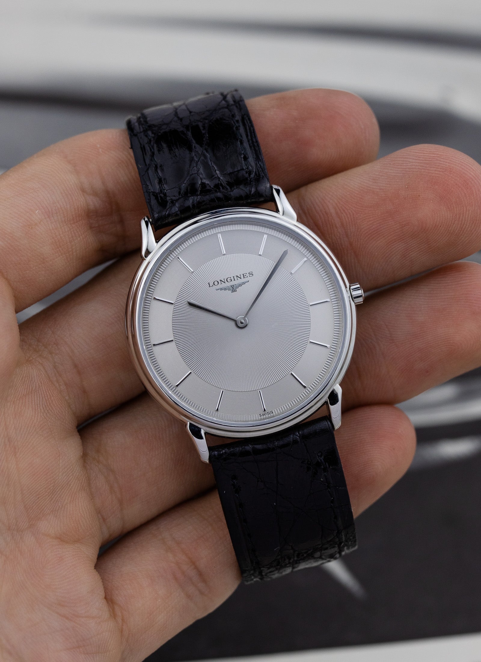 1990s Longines La Grande Classique Guilloche L4.676.4 cal. L150.2