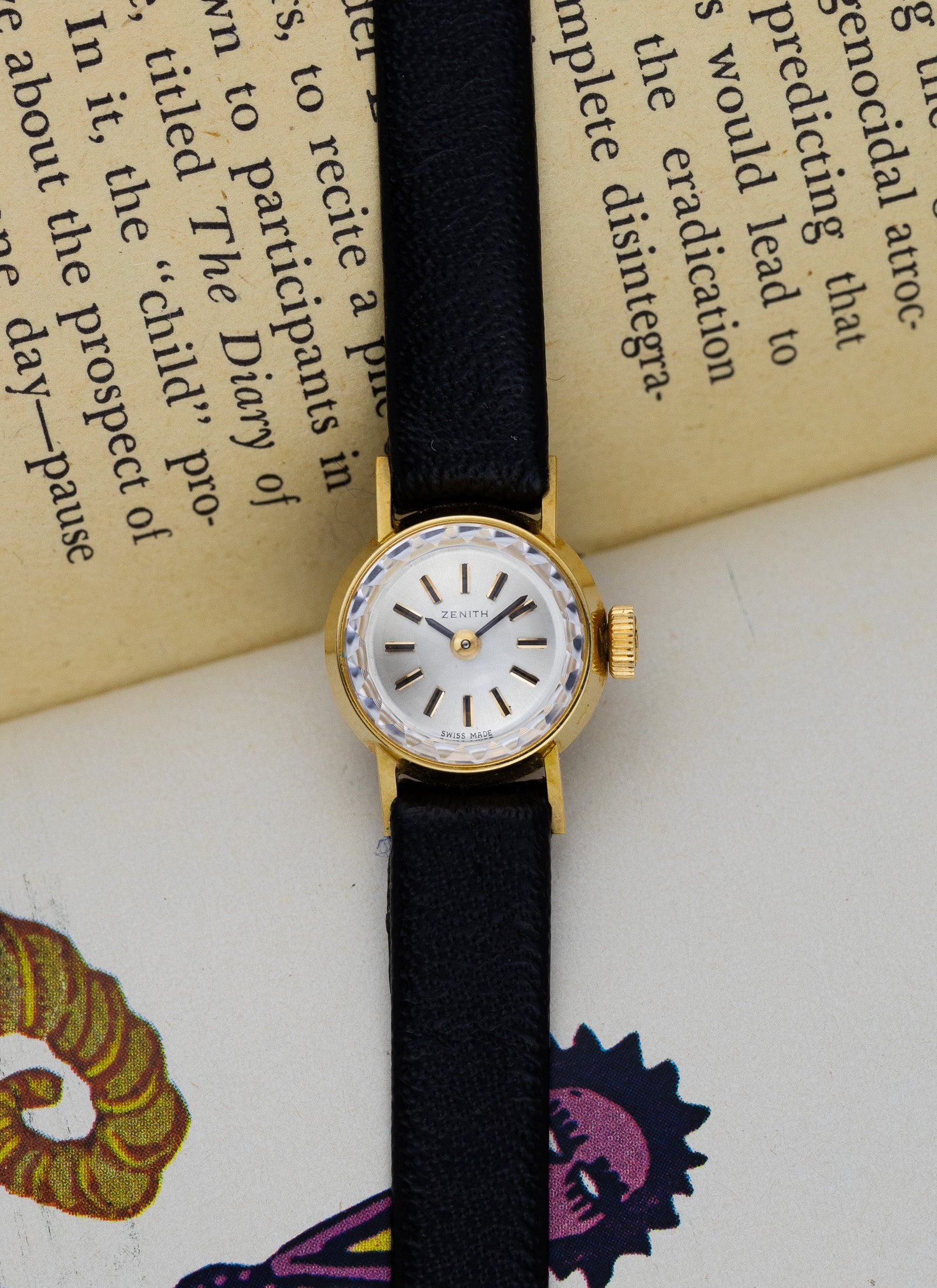 1960s 18K NOS Zenith Cocktail Watch