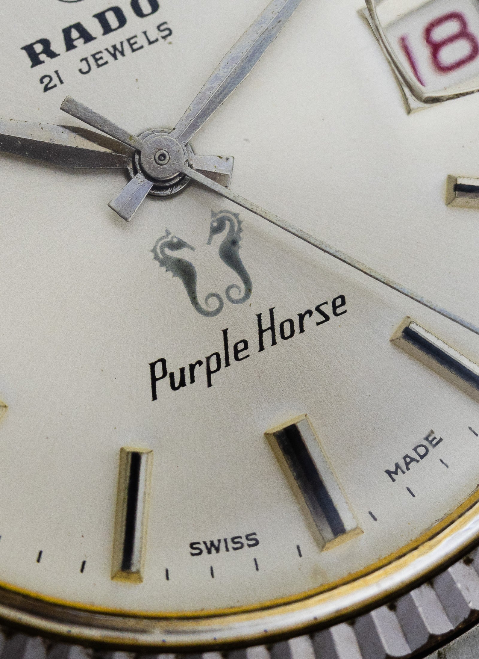 1960s Rado Purple Horse "Datejust"