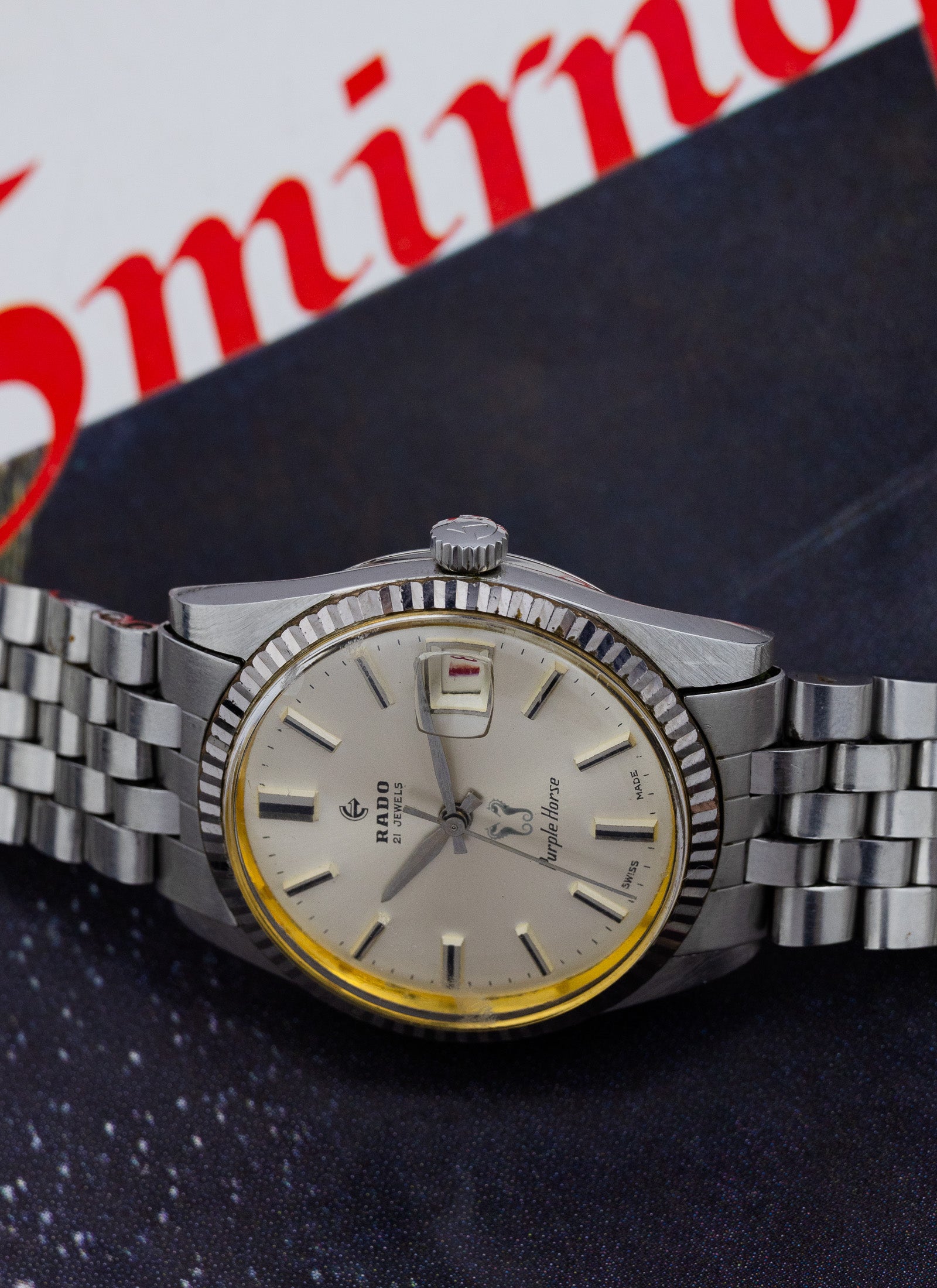 1960s Rado Purple Horse "Datejust"