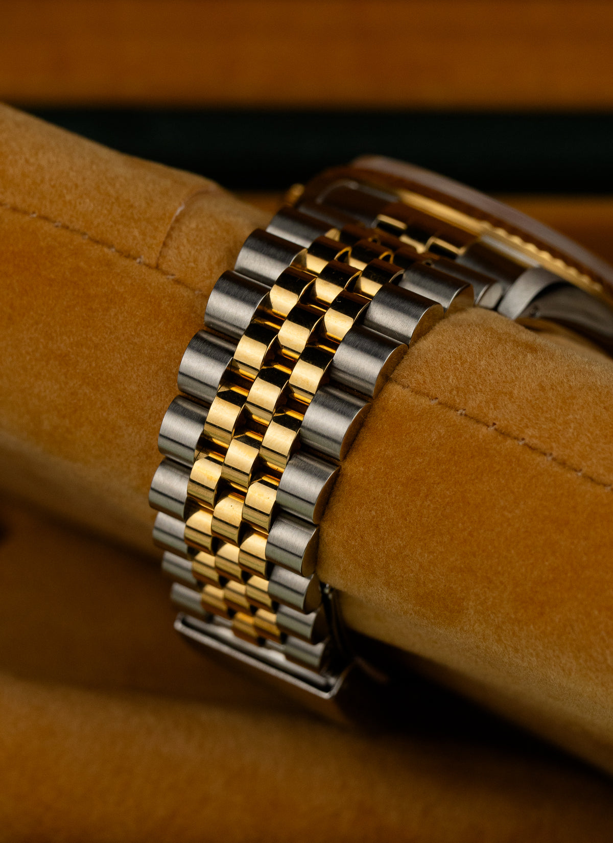 1991 Rolex Datejust Bicolor Champagne Dial 16233 Serviced Full Set