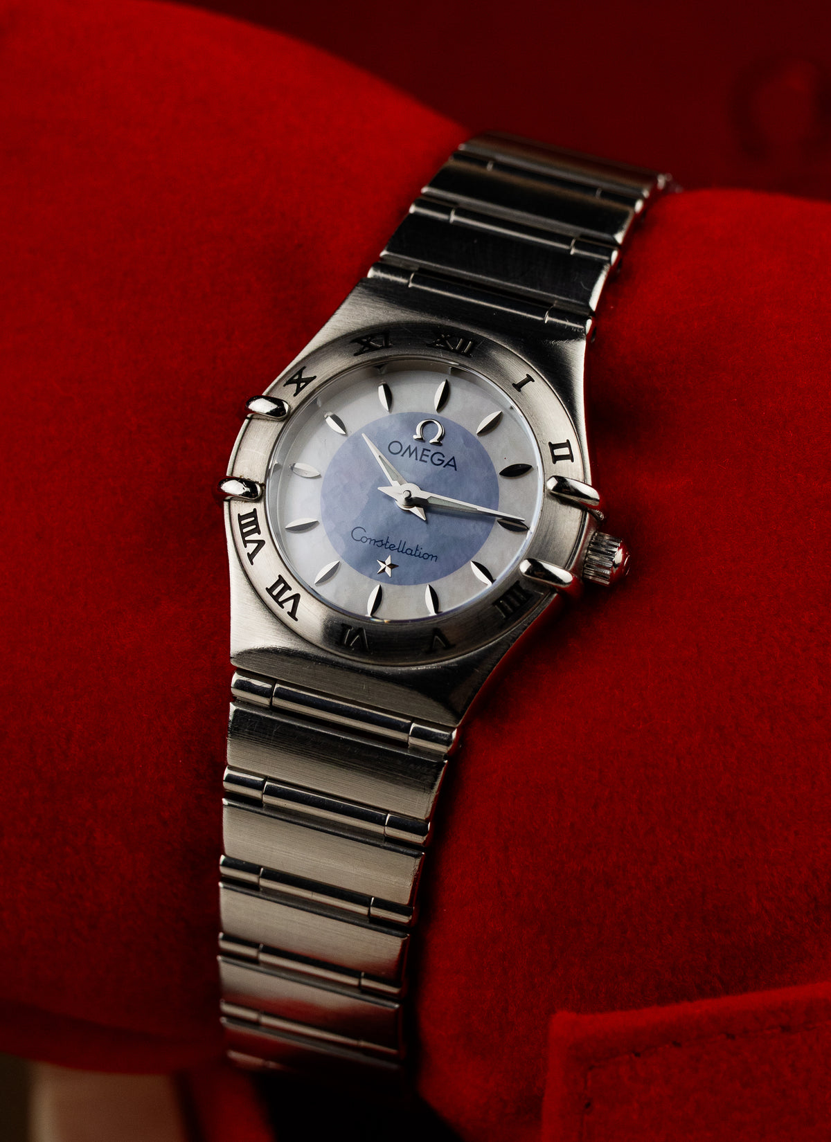 1998 Lady Omega Constellation Two-Tone MOP Dial 795.1203 cal. 1456 Box