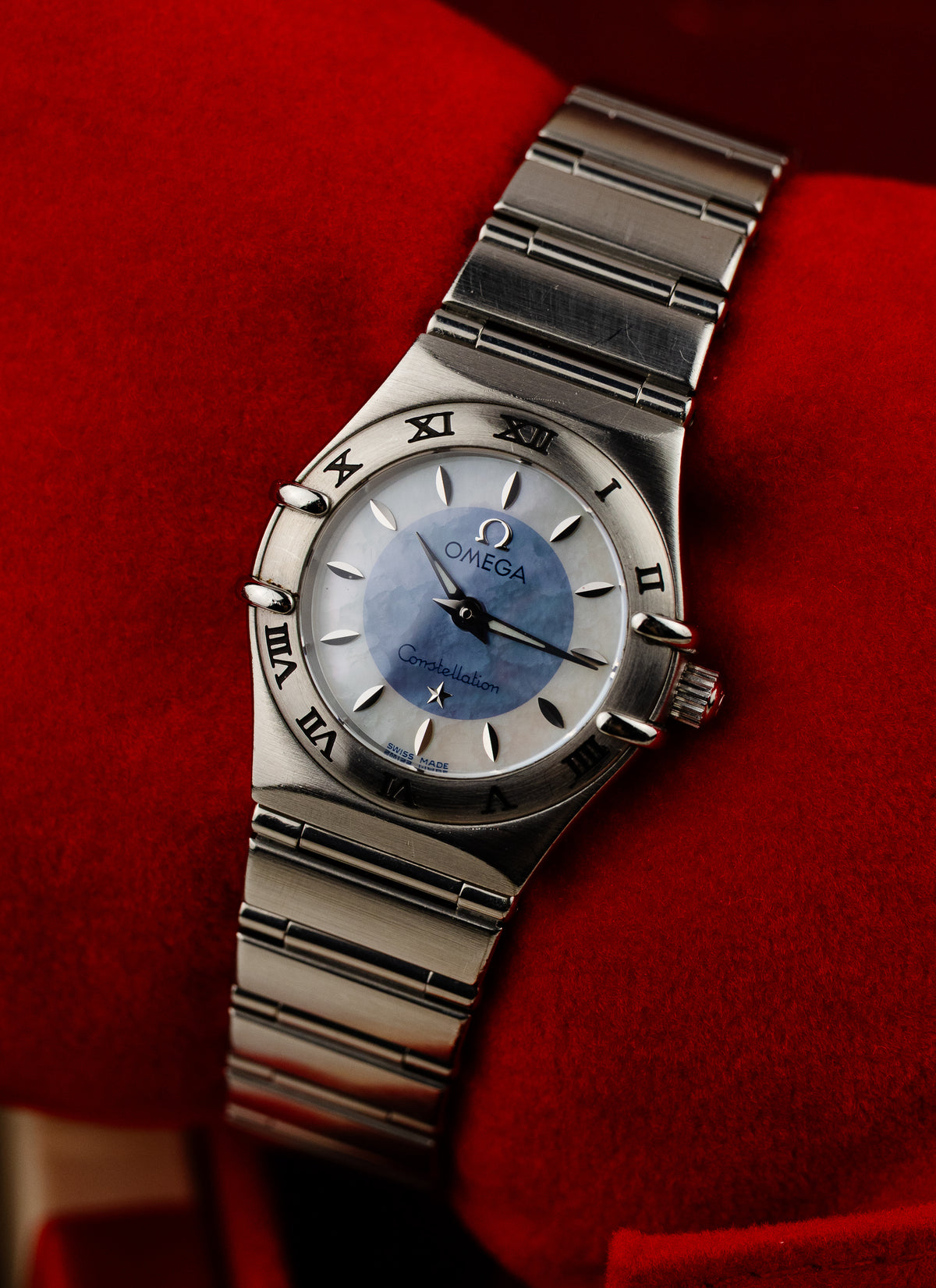 1998 Lady Omega Constellation Two-Tone MOP Dial 795.1203 cal. 1456 Box