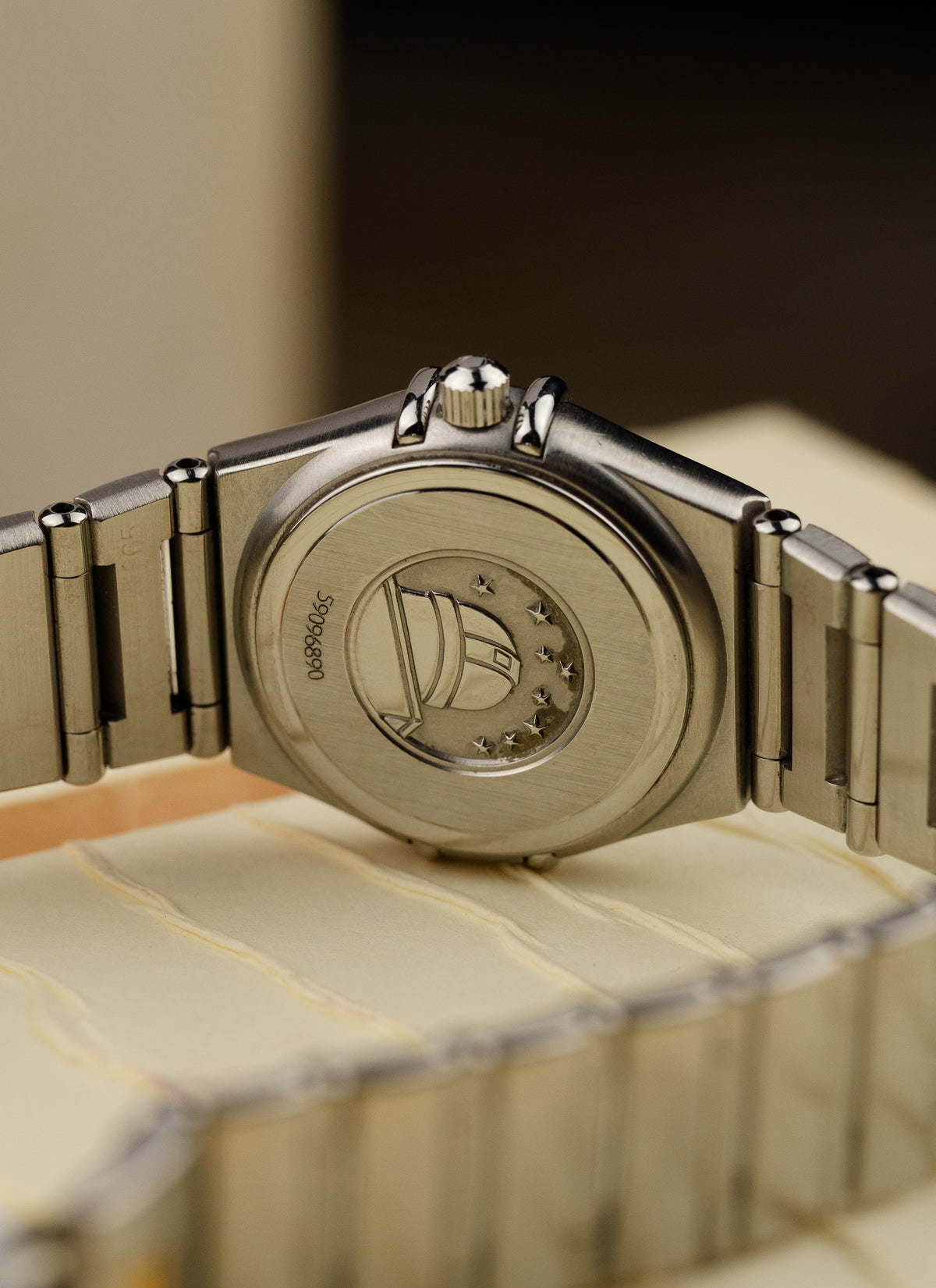 1998 Lady Omega Constellation Two-Tone MOP Dial 795.1203 cal. 1456 Box