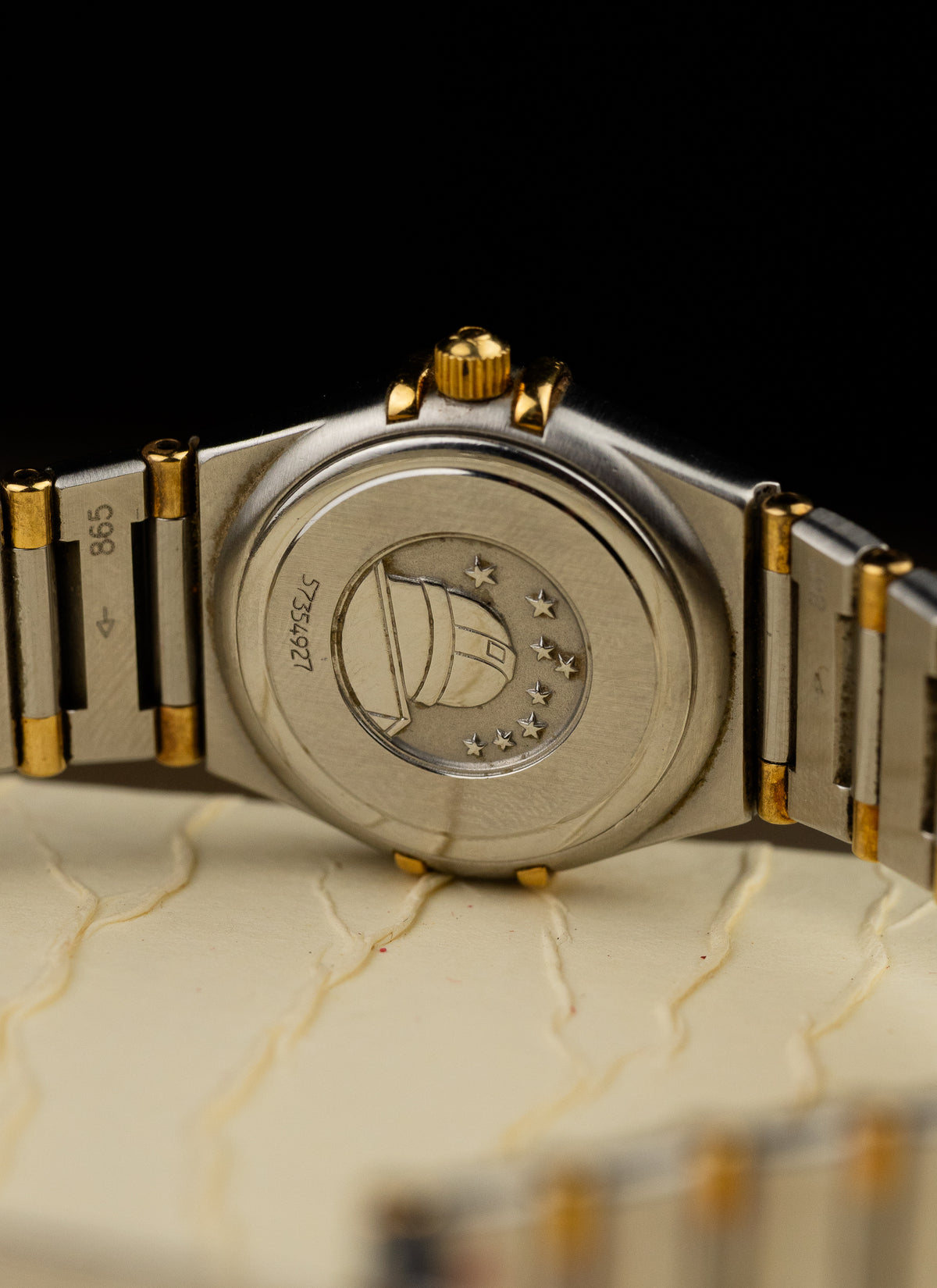 1998 Lady Omega Constellation Manhattan Bicolor MOP 795.1203 cal. 1456 Box