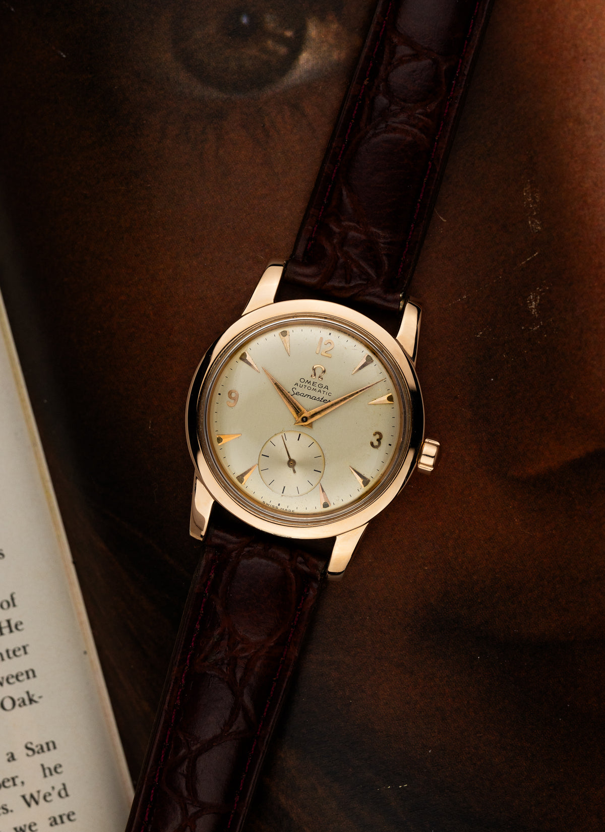 1952 Omega Seamaster Fat Lugs Rose Gold 2576-22 cal. 344