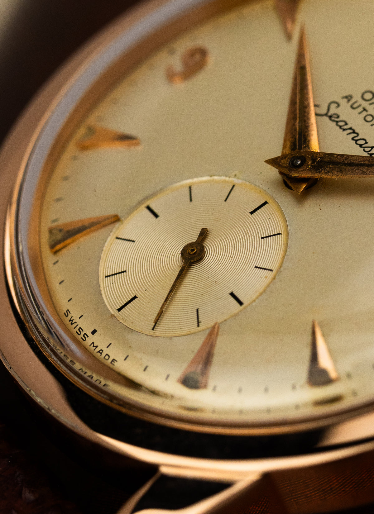 1952 Omega Seamaster Fat Lugs Rose Gold 2576-22 cal. 344