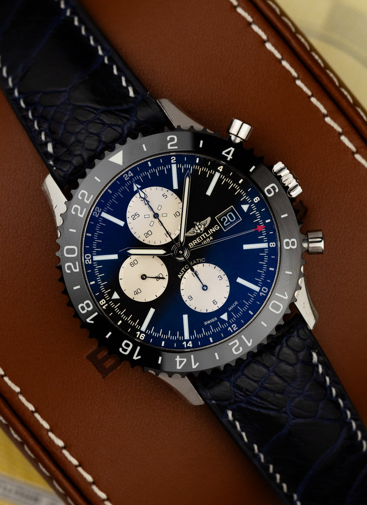 2015 Breitling Chronoliner Y2431012/BE10 Full Set