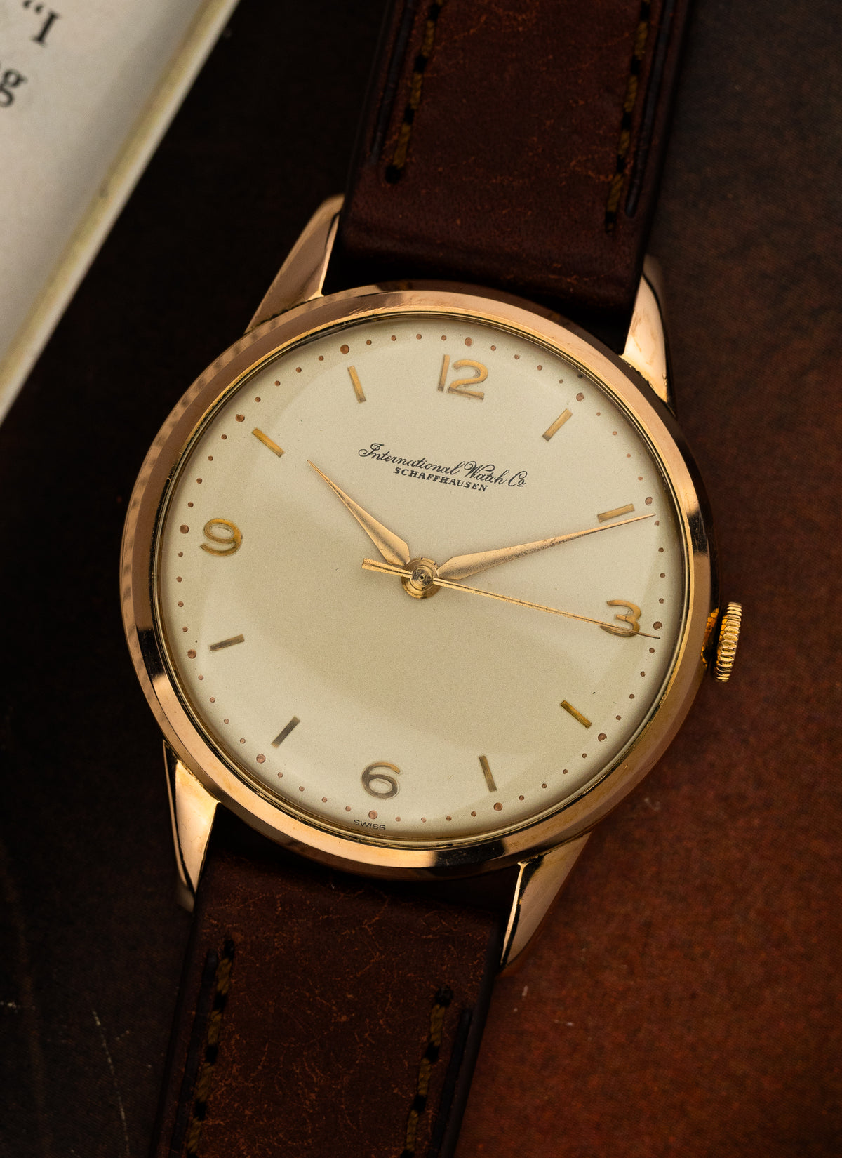 1950s 18K IWC Rose Gold cal. 89