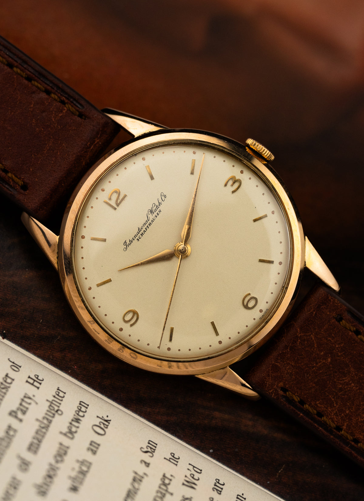 1950s 18K IWC Rose Gold cal. 89