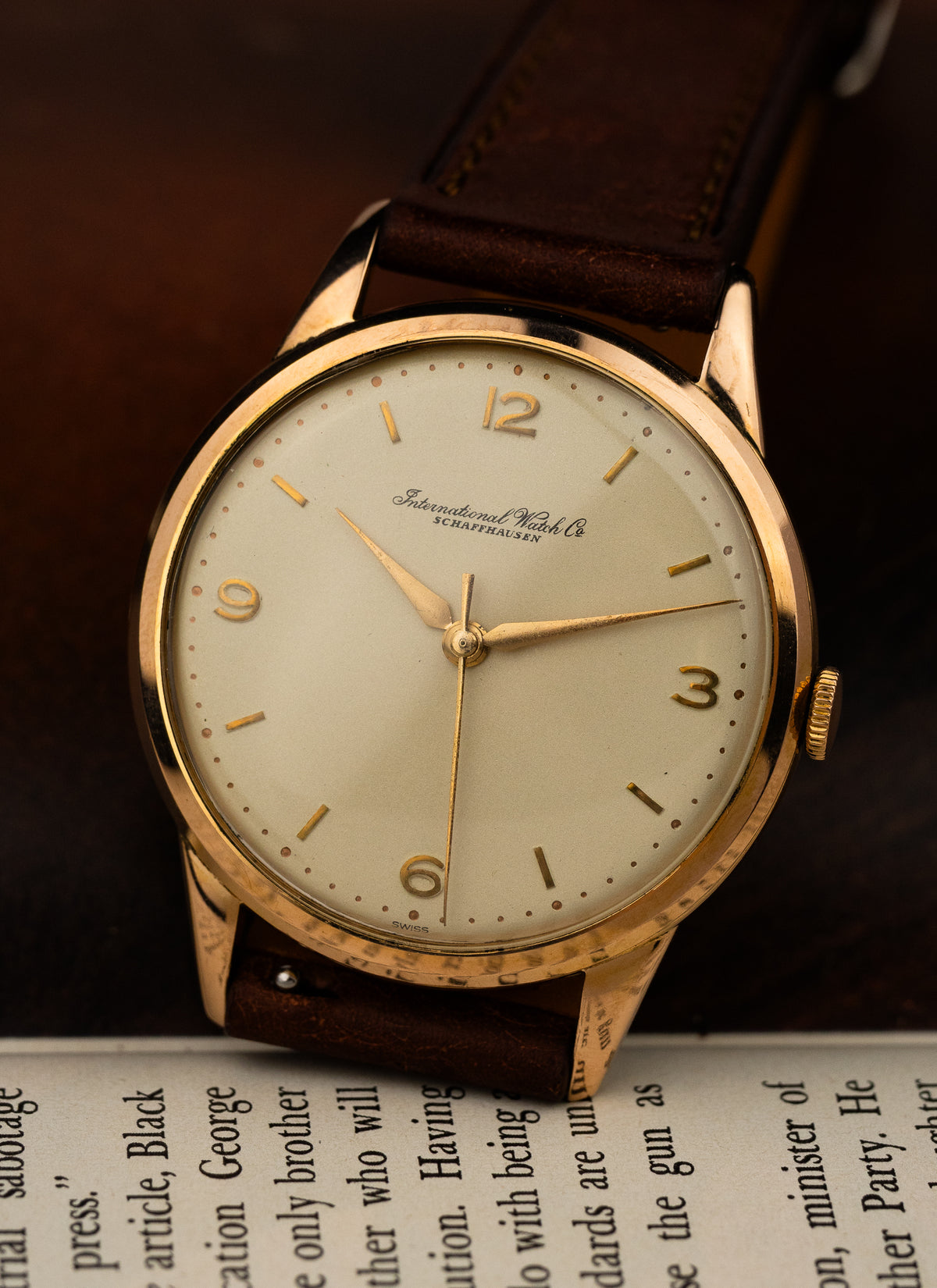1950s 18K IWC Rose Gold cal. 89