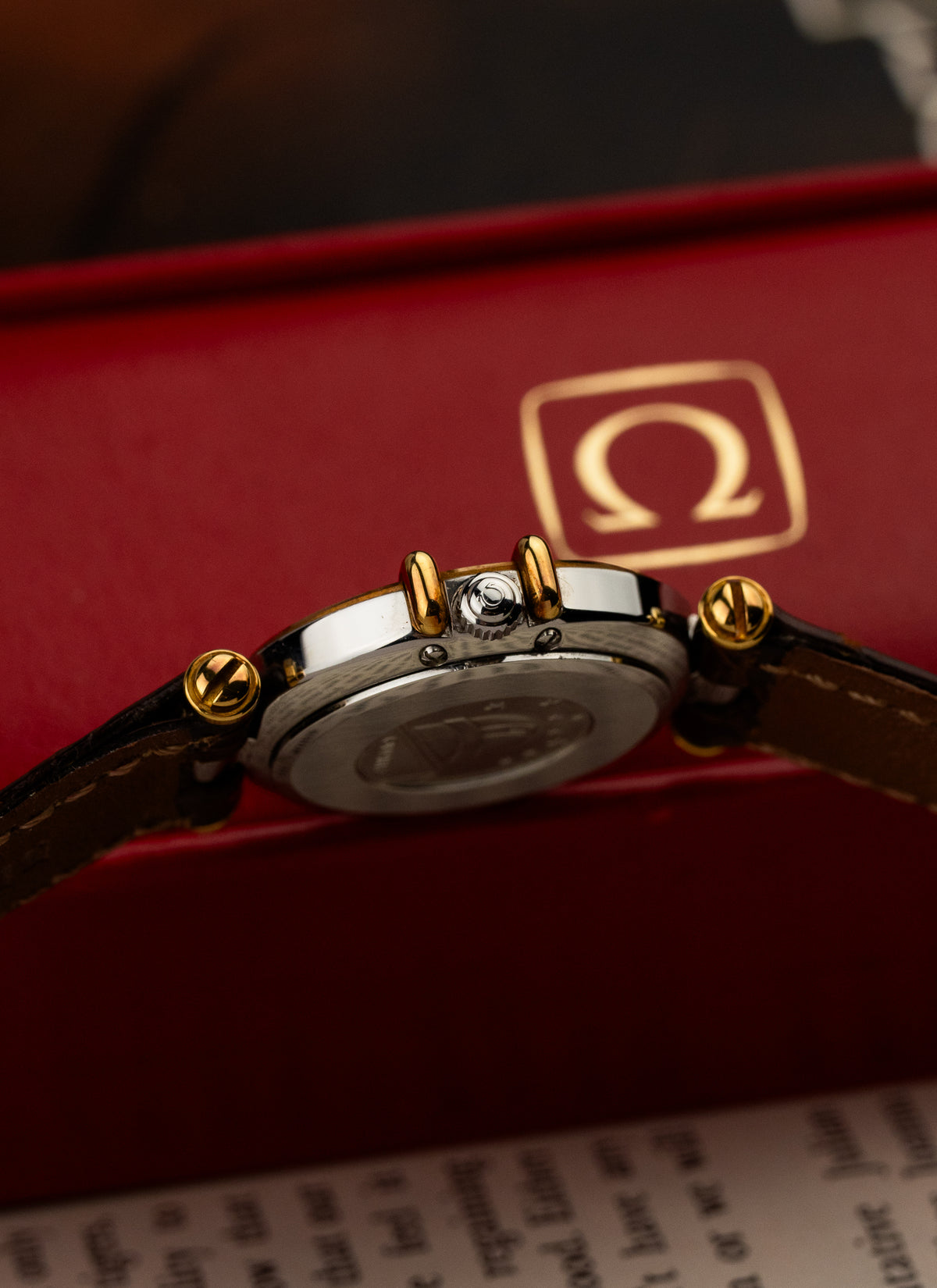 1986 Lady Omega Constellation Manhattan 595.0102 cal. 1455 Box