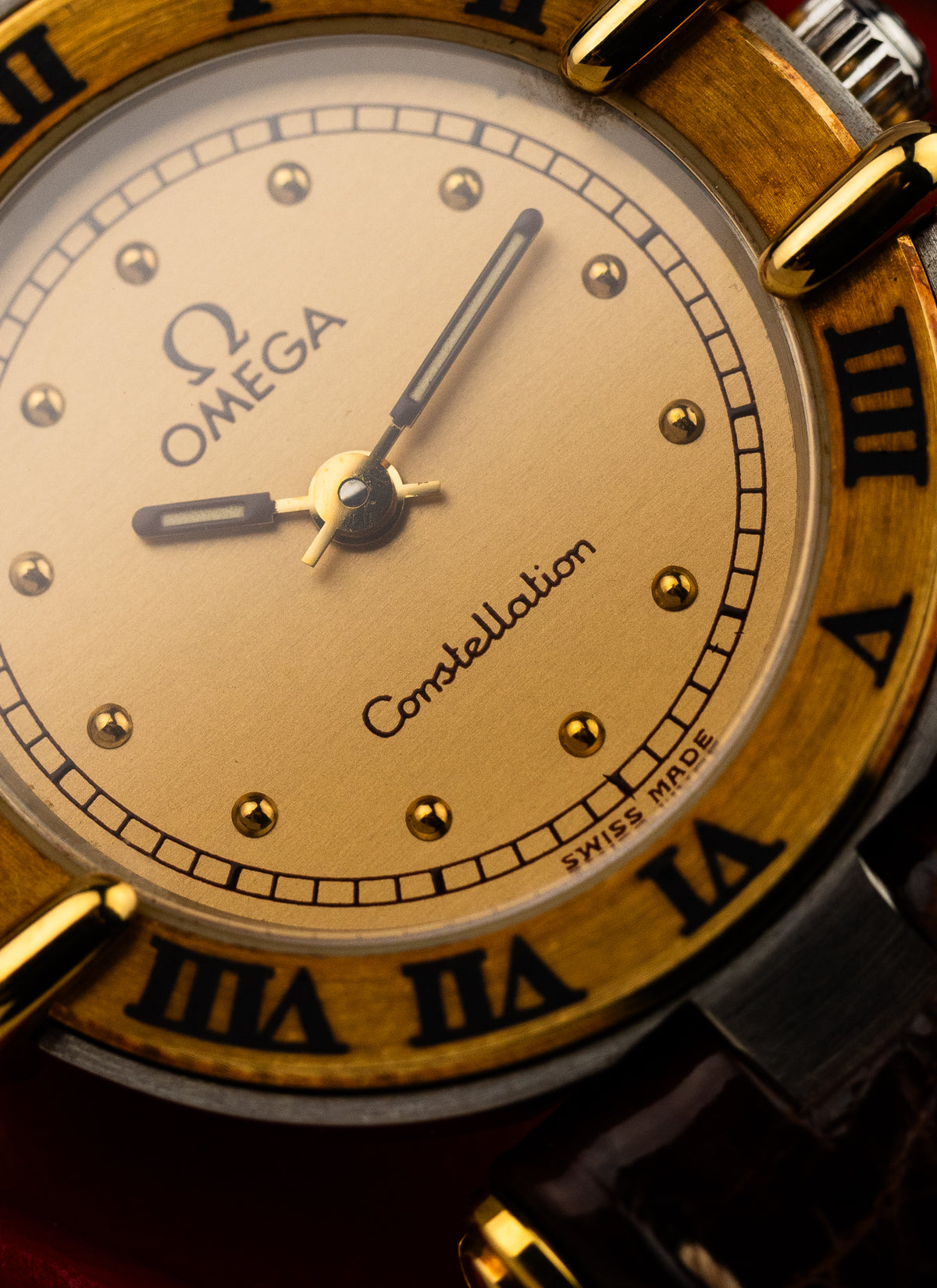 1986 Lady Omega Constellation Manhattan 595.0102 cal. 1455 Box