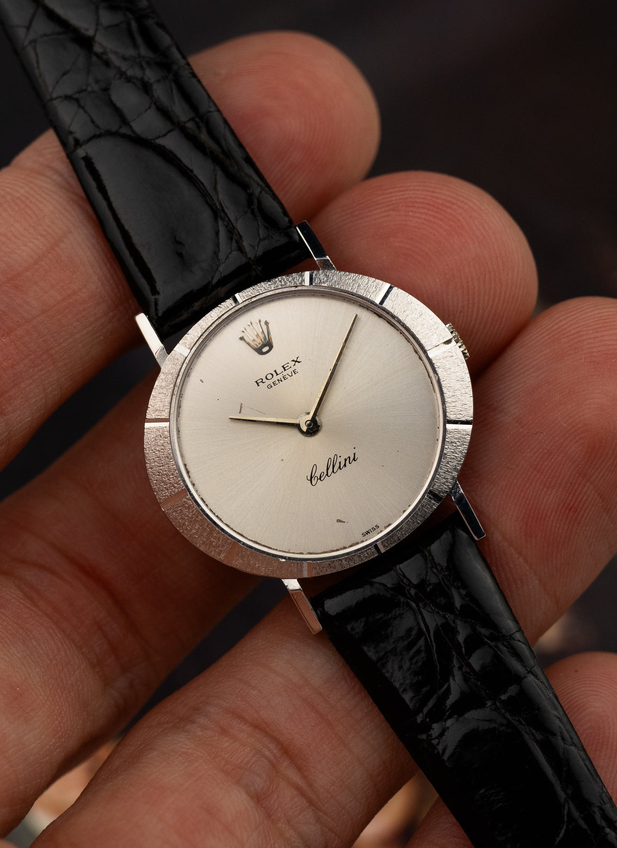 1972 18K Lady Rolex Cellini White Gold 3653