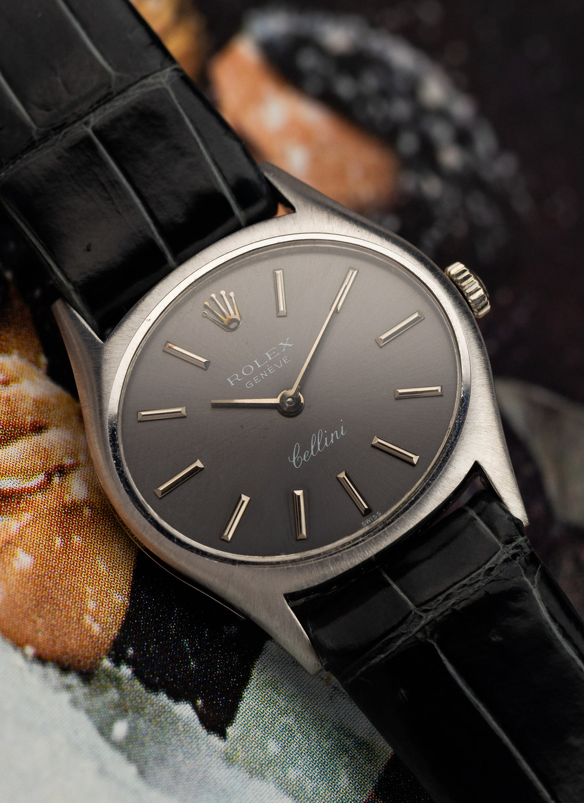 1972 18K Lady Rolex Cellini White Gold 3802 Serviced