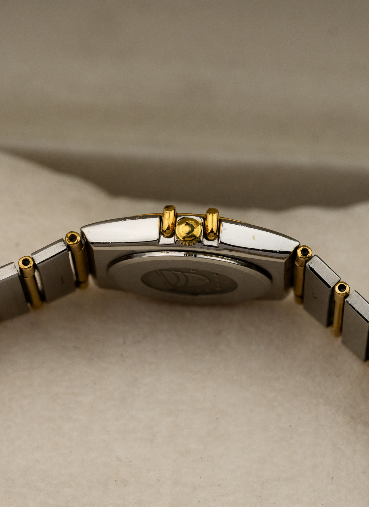 1980s Lady Omega Constellation Manhattan Bicolor Full Bar 795.1080 Box