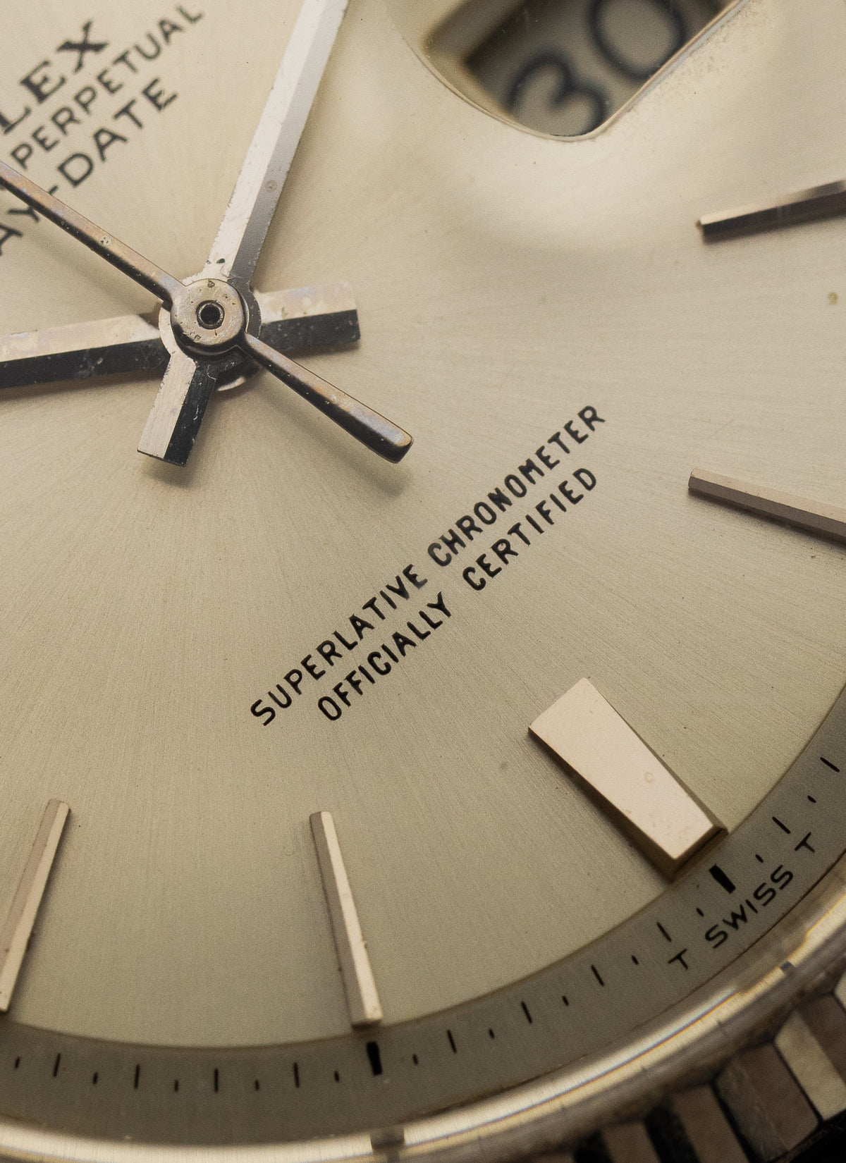 1967 18K Rolex Day-Date White Gold 1803 Serviced
