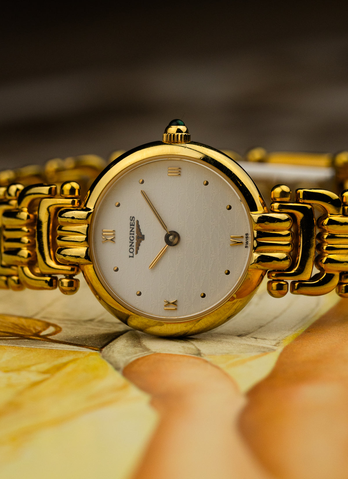 1990s Lady Longines Gold Bracelet L6.200.2 cal. L322.2