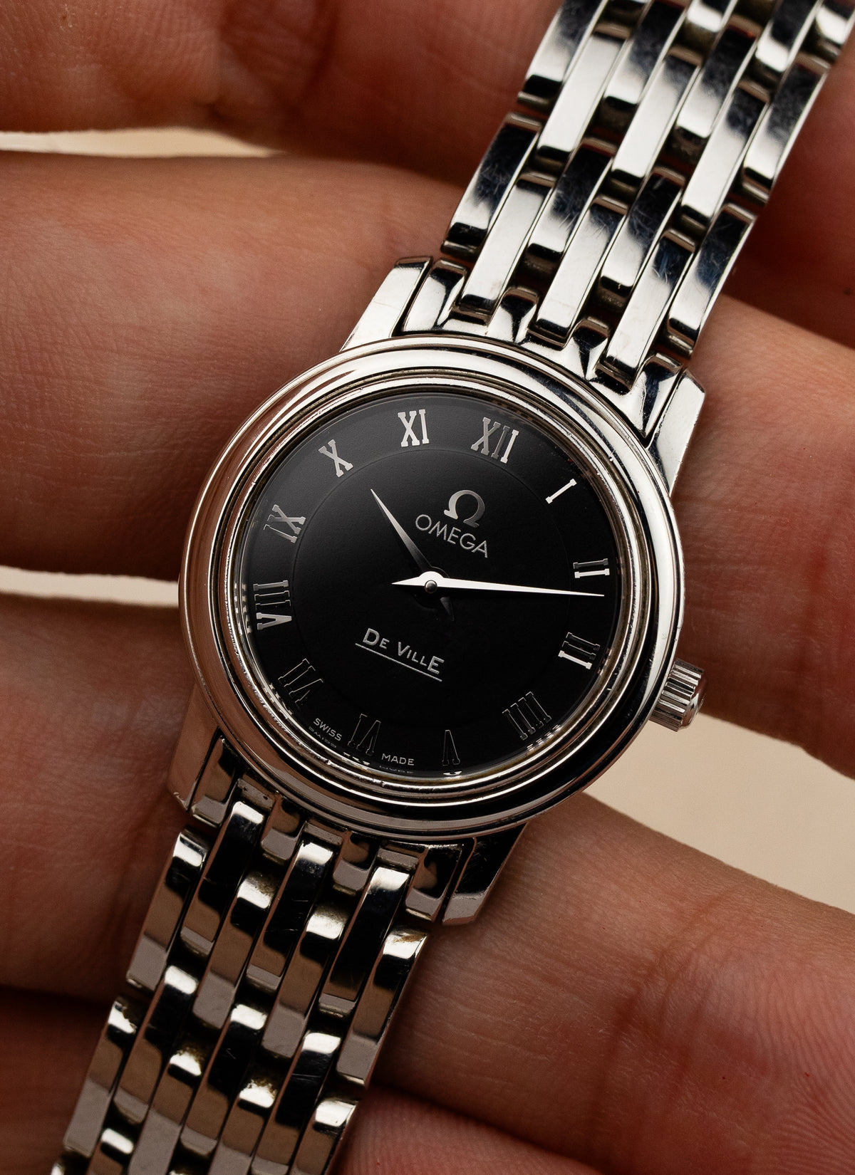 2010s Lady Omega De Ville Prestige 595.1055 cal. 1456 Box