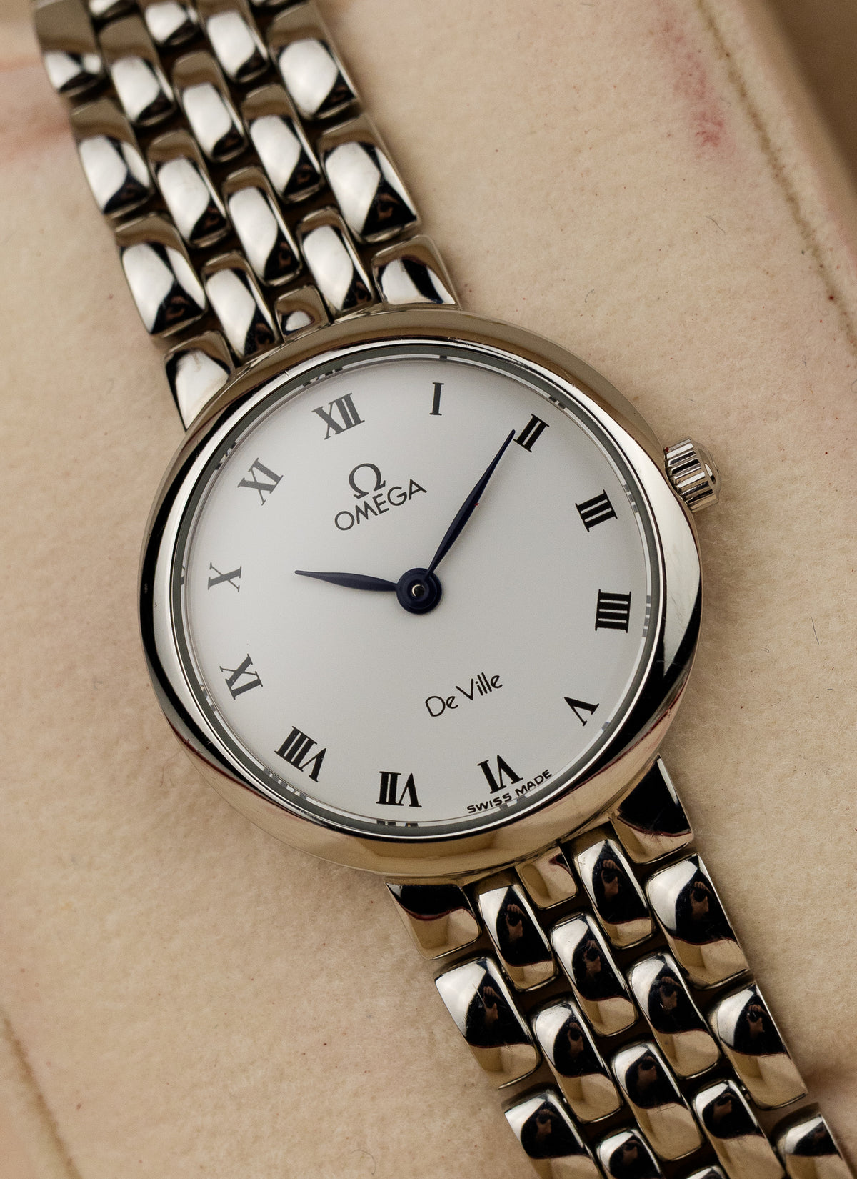 1993 Lady Omega De Ville Bracelet 795.1111 cal. 1470 Box