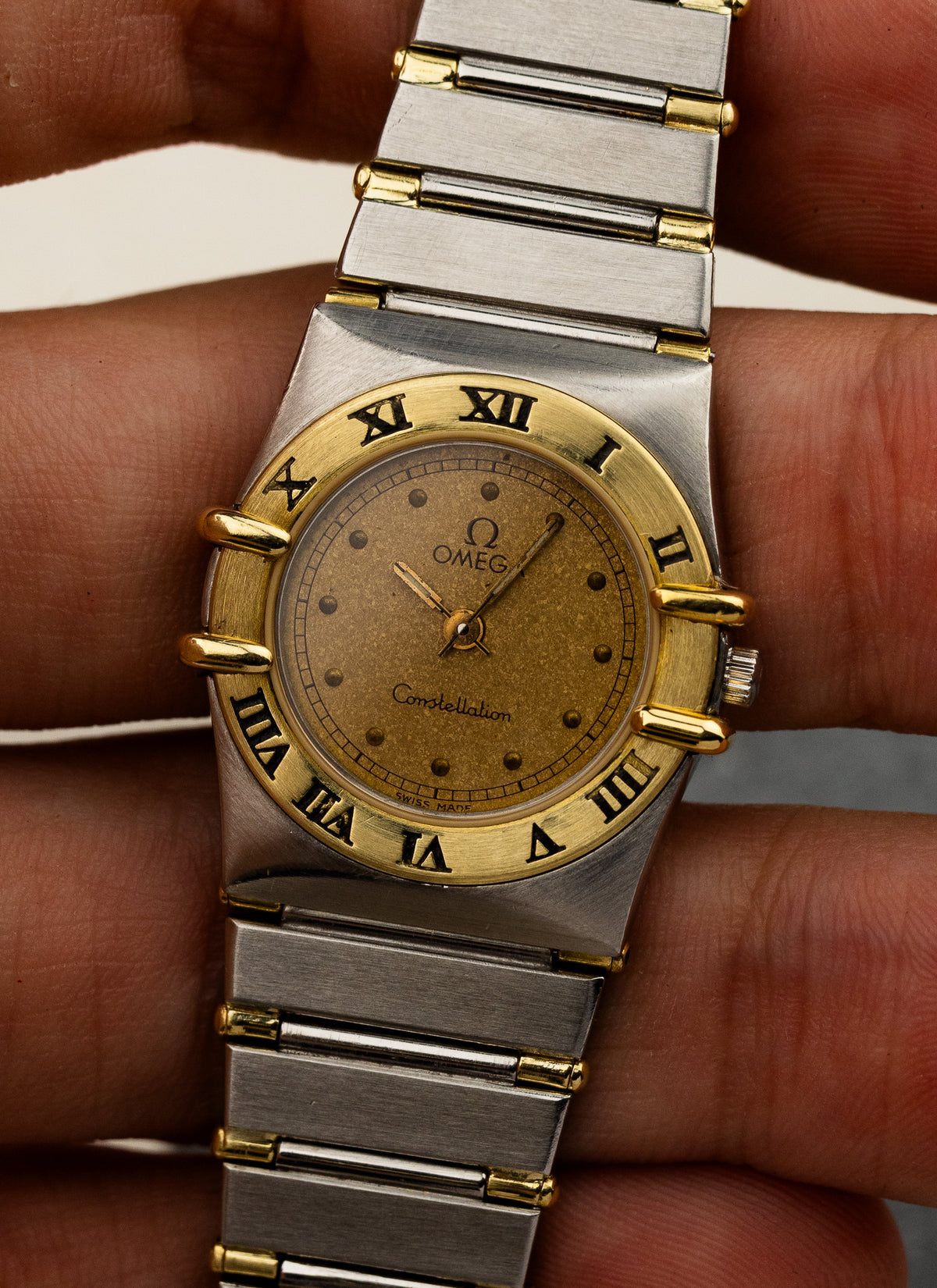 1984 Lady Omega Constellation Manhattan Bicolor 795.0849 cal. 1455 Box