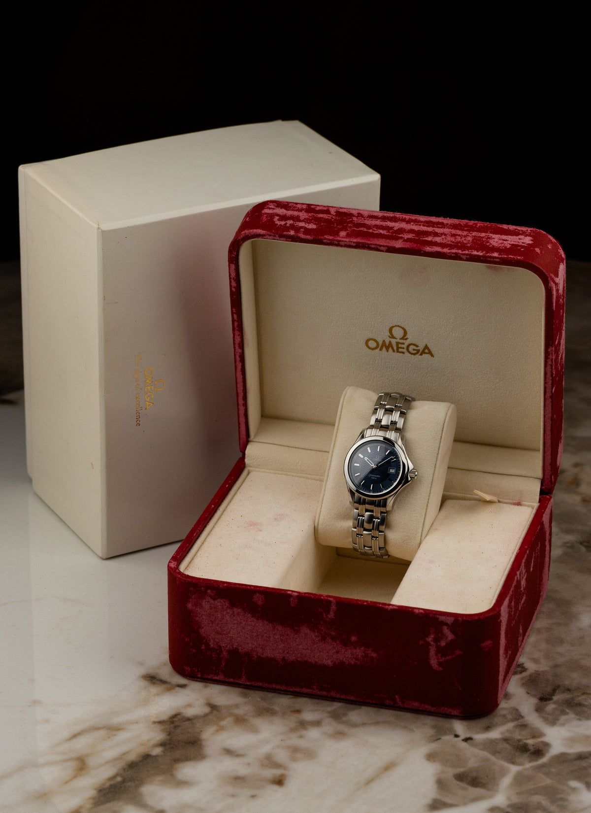 1998 Lady Omega Seamaster 120M 2571.81 cal. 1424 Box