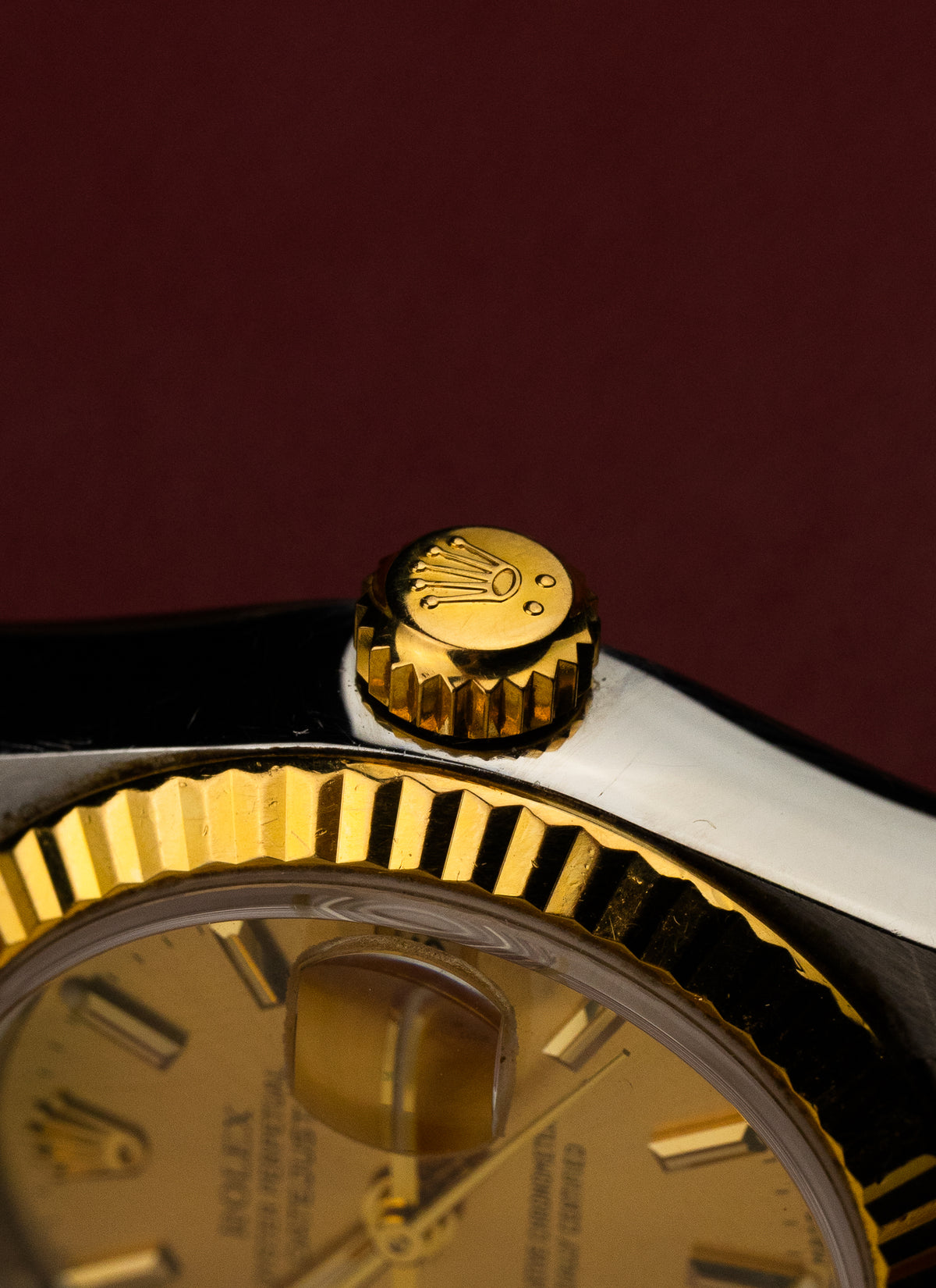 1986 Lady Rolex Datejust Bicolor Champagne Dial 69173 Serviced Full Set
