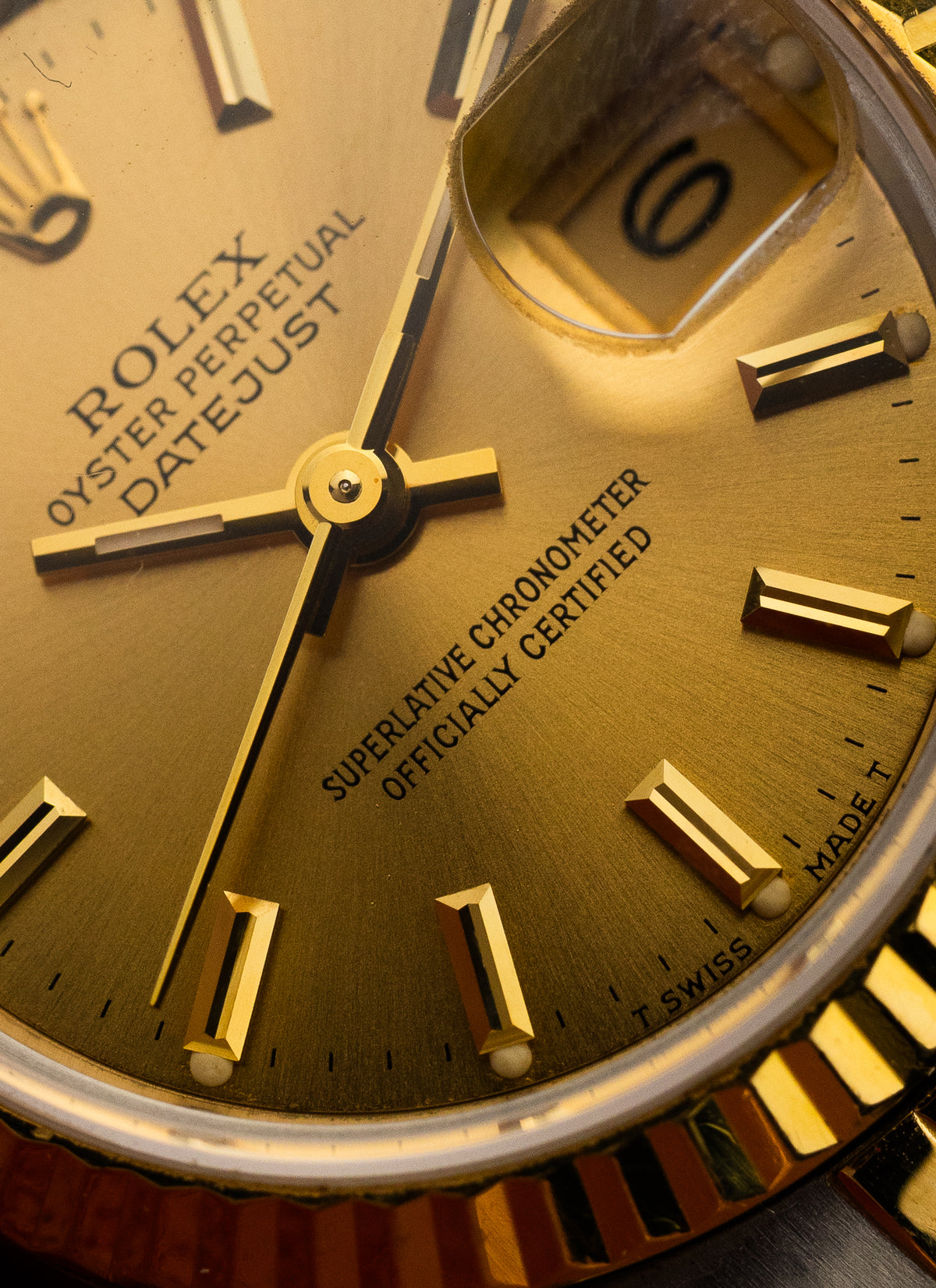 1986 Lady Rolex Datejust Bicolor Champagne Dial 69173 Serviced Full Set