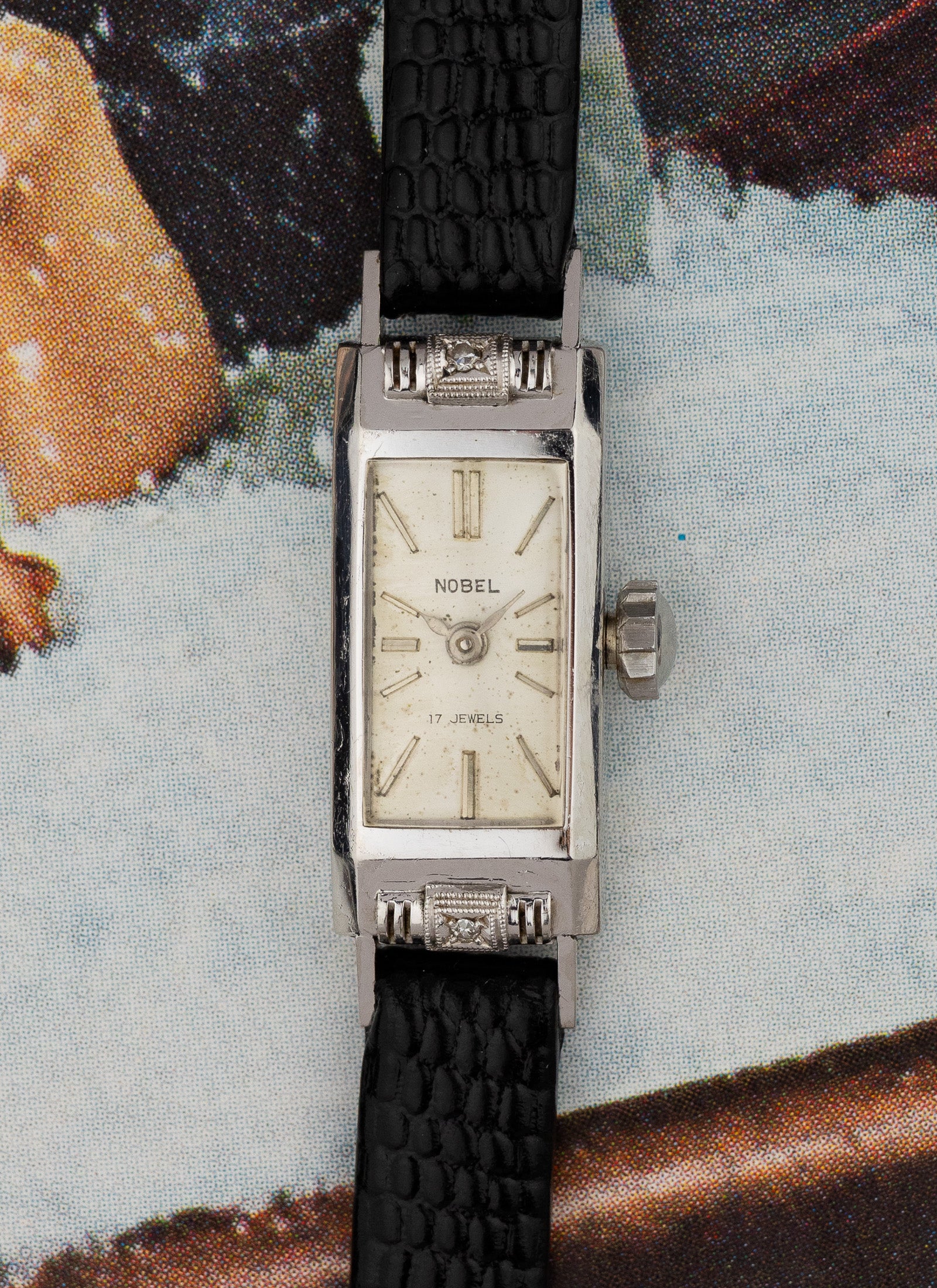 1950s PT950 Lady Nobel Diamonds 2569 cal. 746 Serviced