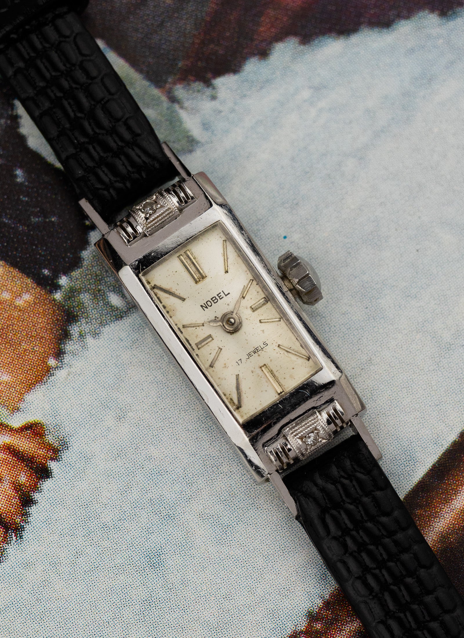1950s PT950 Lady Nobel Diamonds 2569 cal. 746 Serviced