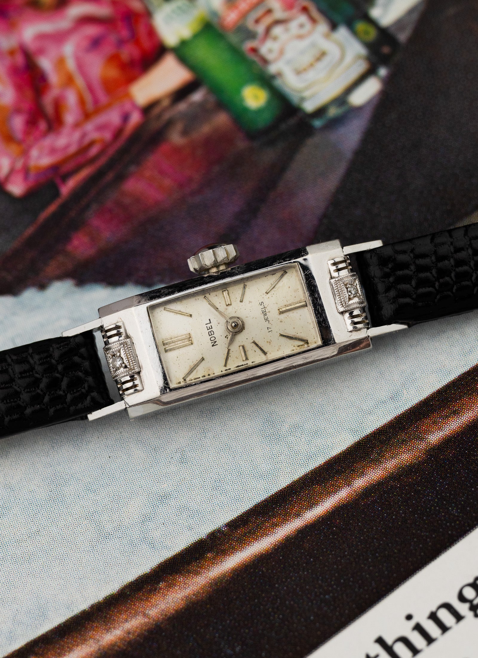 1950s PT950 Lady Nobel Diamonds 2569 cal. 746 Serviced