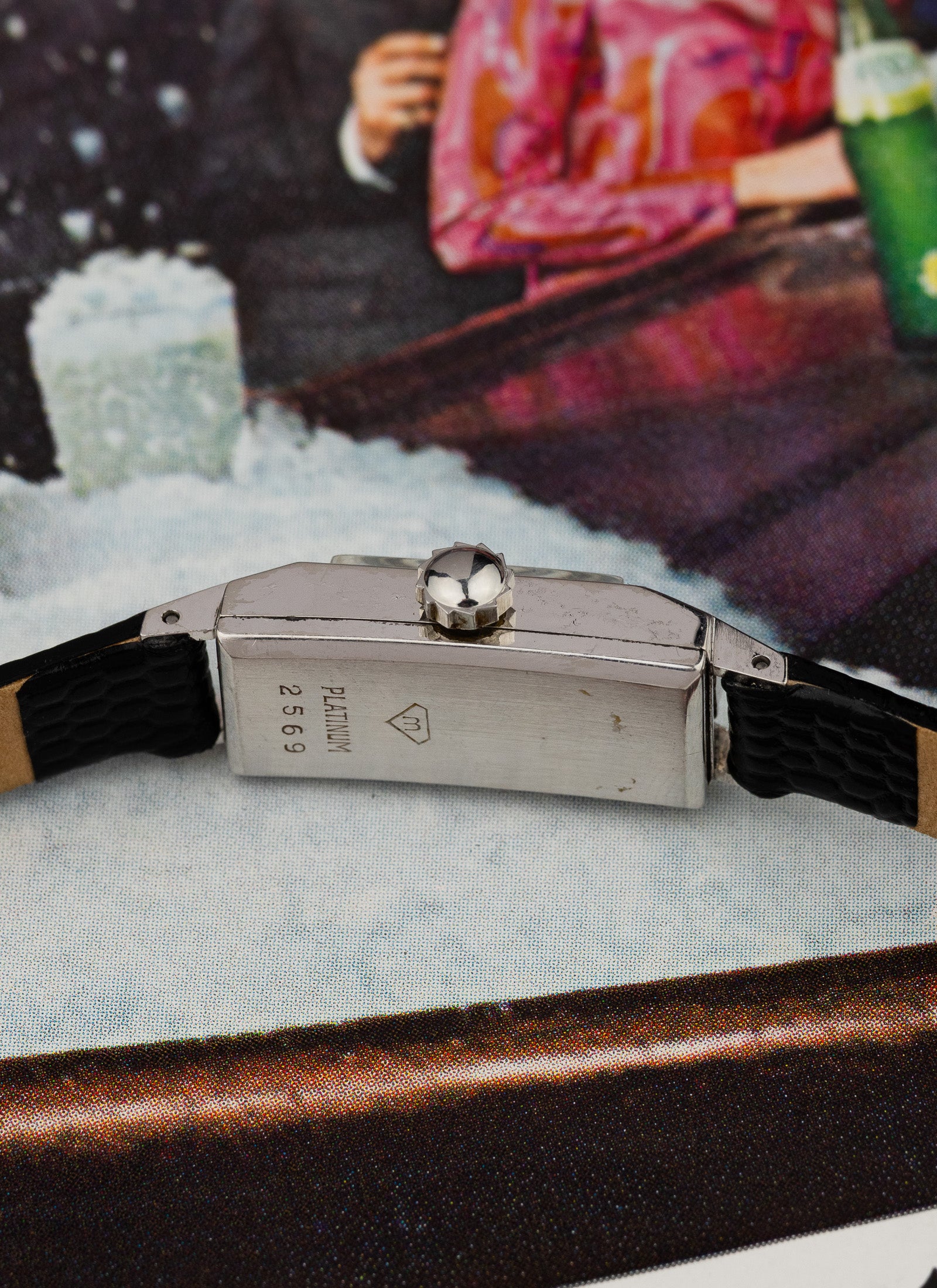 1950s PT950 Lady Nobel Diamonds 2569 cal. 746 Serviced