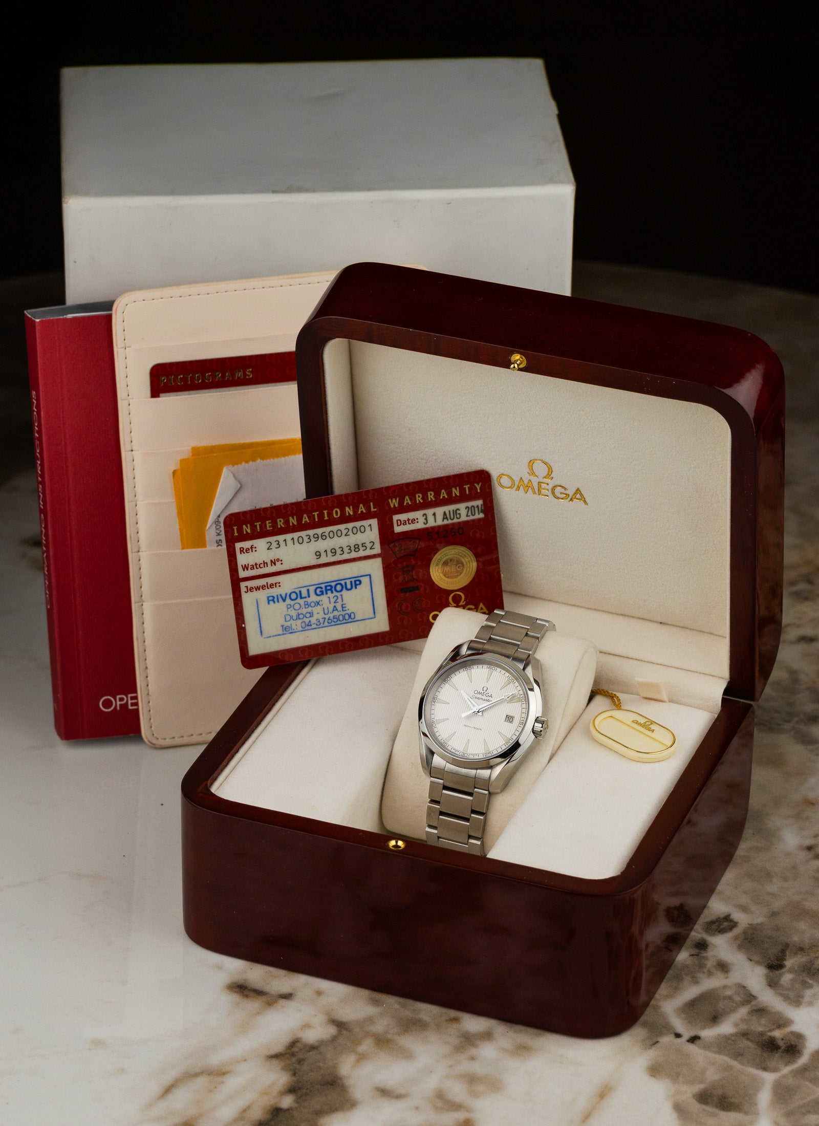 2014 Omega Seamaster Aqua Terra UNWORN 231.10.39.60.02.001 cal. 4564 Full Set