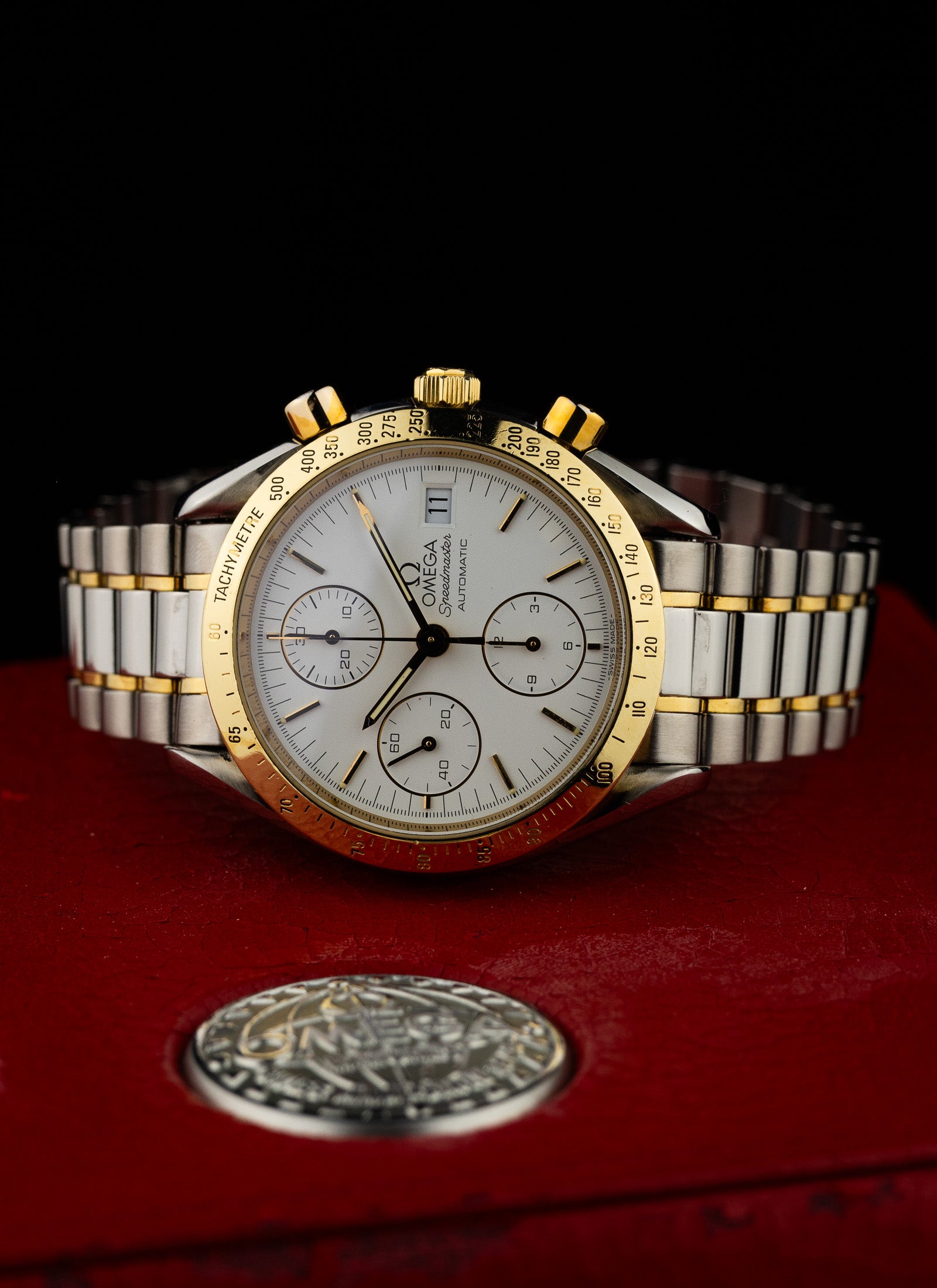 2000s Omega Speedmaster Date Bicolor 3311.20 Box