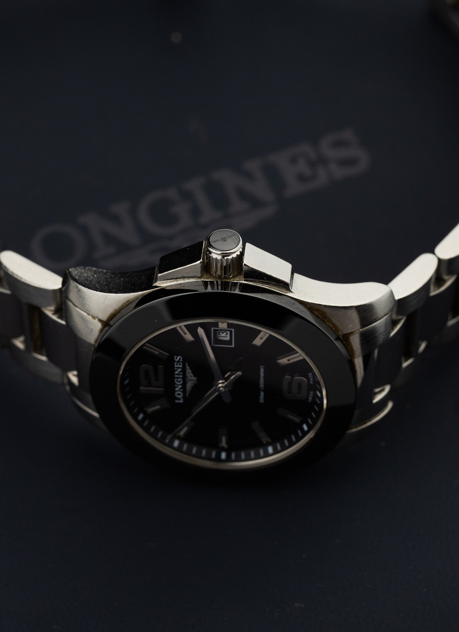 2010 Lady Longines Conquest Ceramic L3.257.4 cal. L.250.2 Full Set