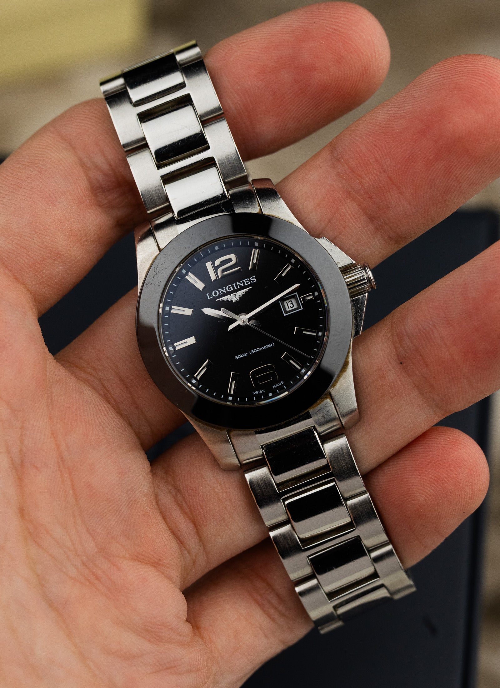 2010 Lady Longines Conquest Ceramic L3.257.4 cal. L.250.2 Full Set
