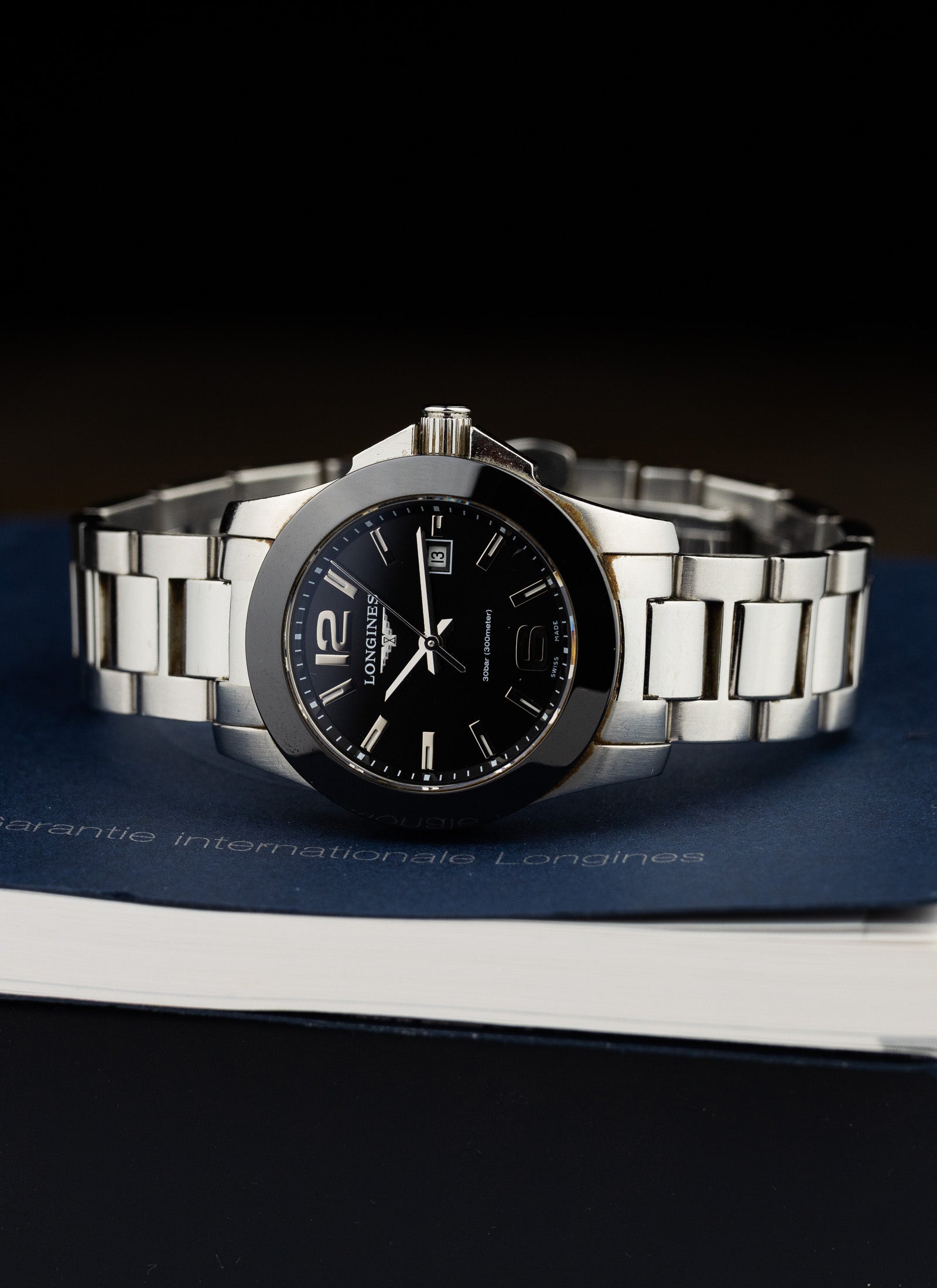2010 Lady Longines Conquest Ceramic L3.257.4 cal. L.250.2 Full Set