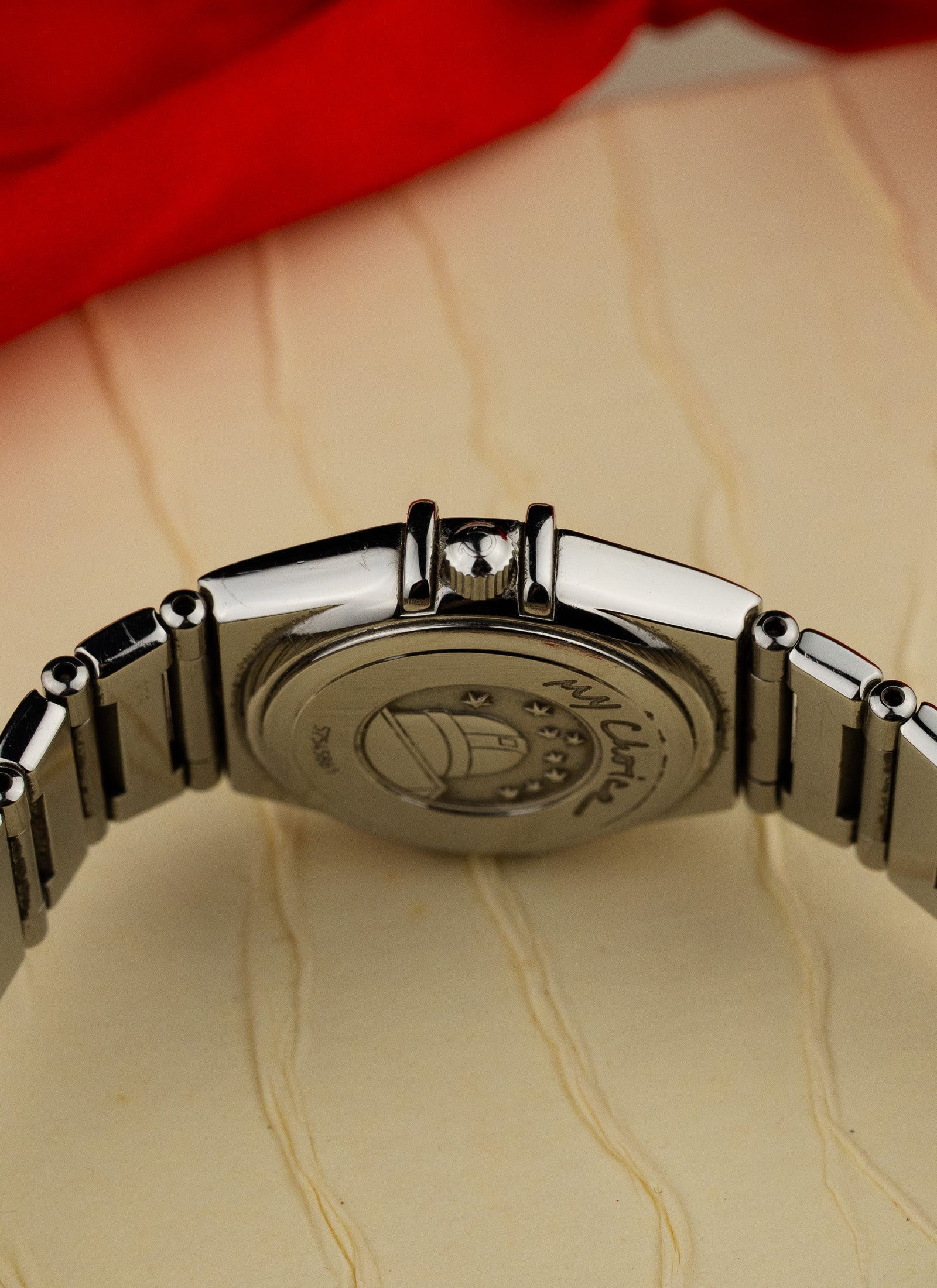 1998 Lady Omega Constellation My Choice Pink Dial 1561.61 Full Set