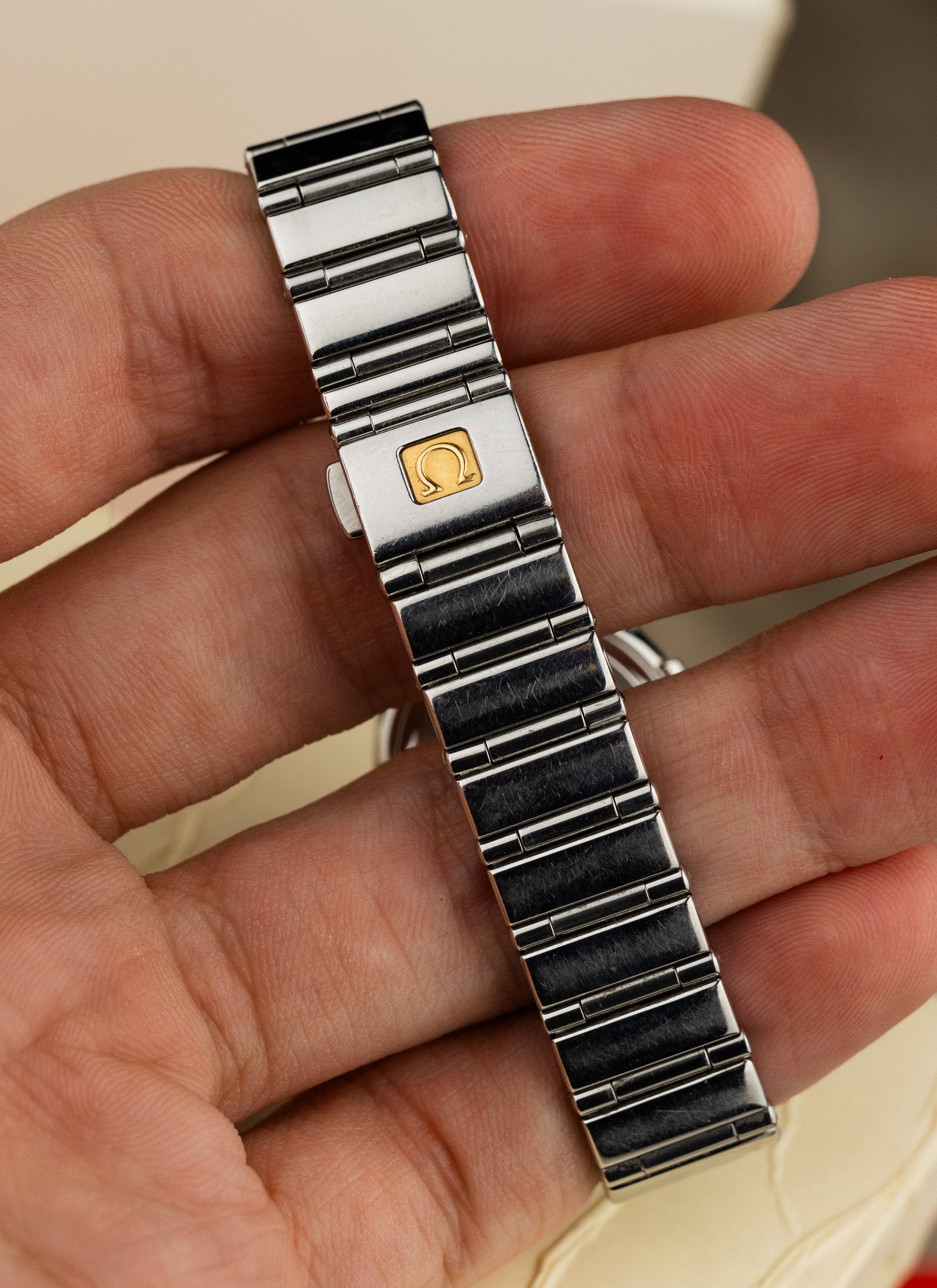1998 Lady Omega Constellation My Choice Pink Dial 1561.61 Full Set