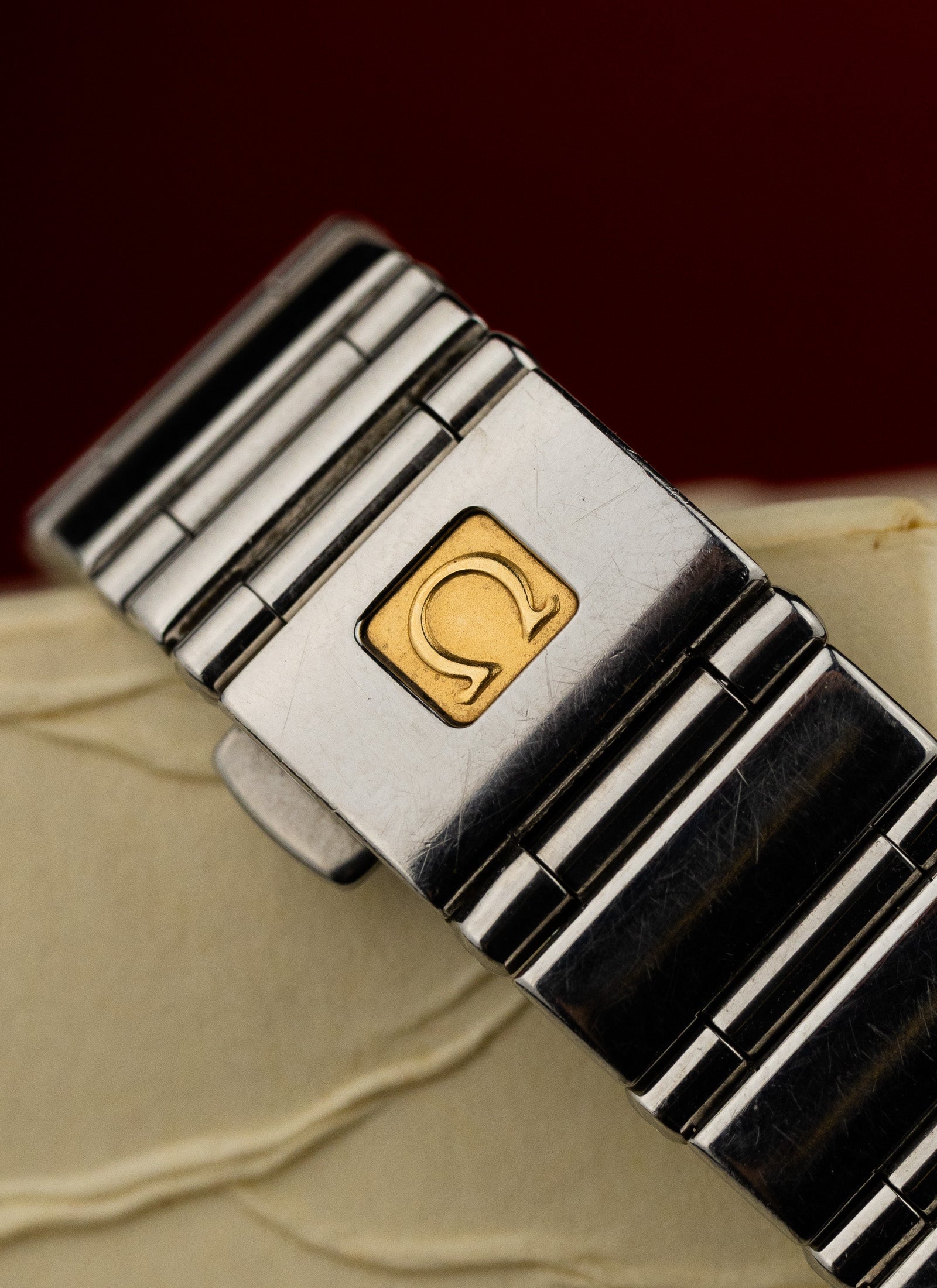 1998 Lady Omega Constellation My Choice Pink Dial 1561.61 Full Set