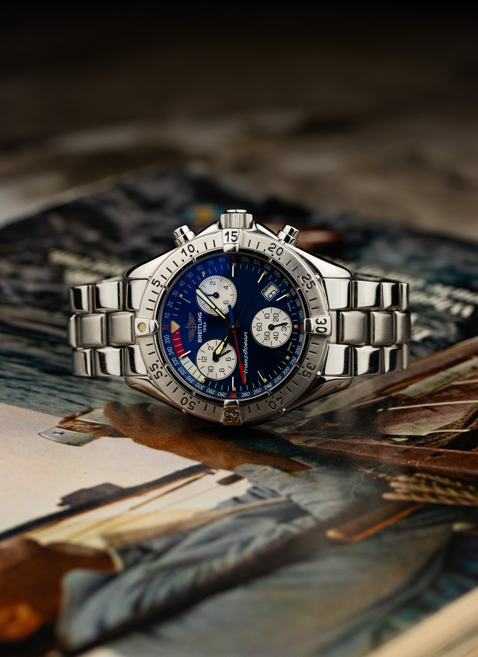 2000s Breitling Transocean Chronograph A53040.1