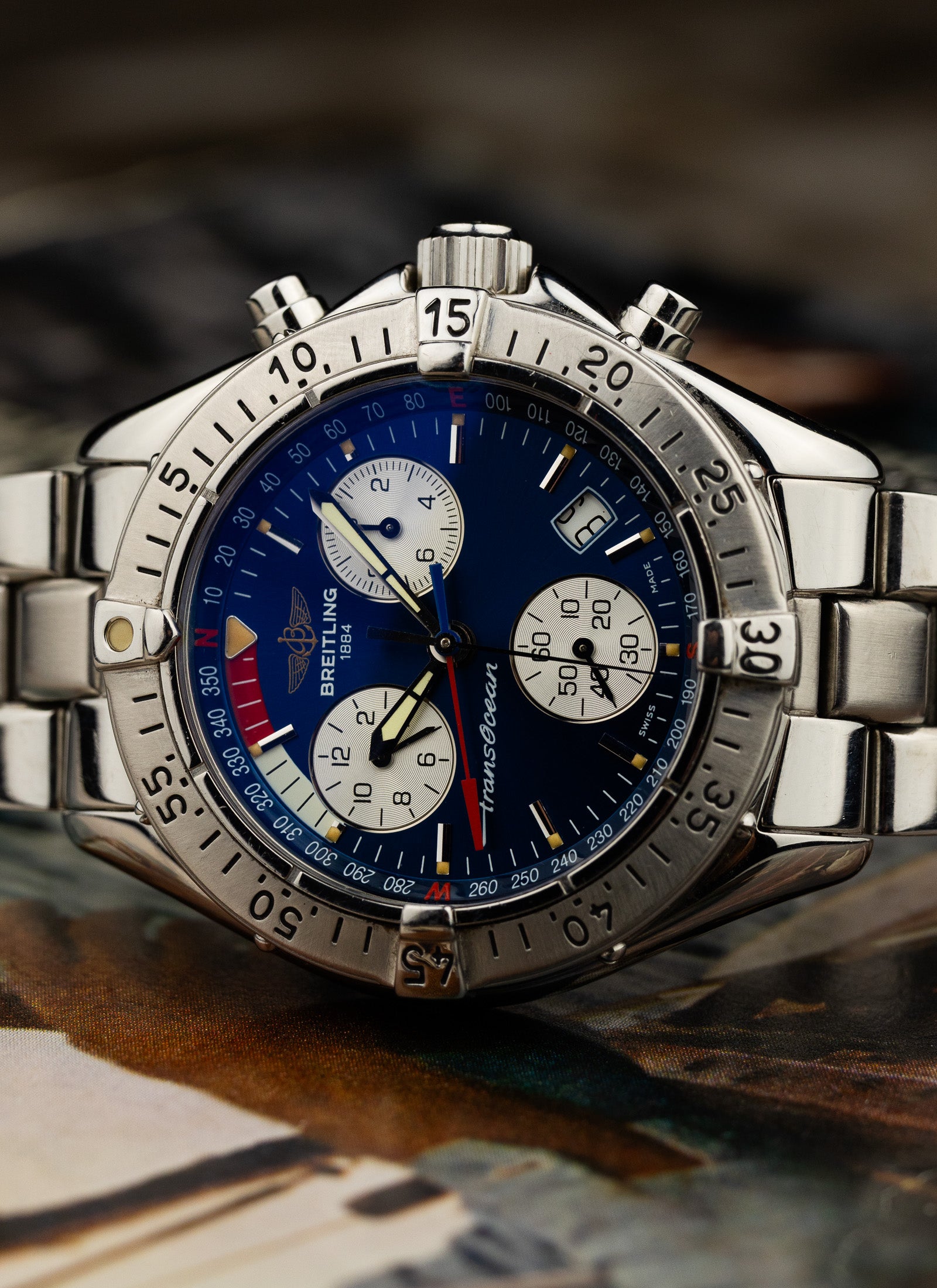 2000s Breitling Transocean Chronograph A53040.1
