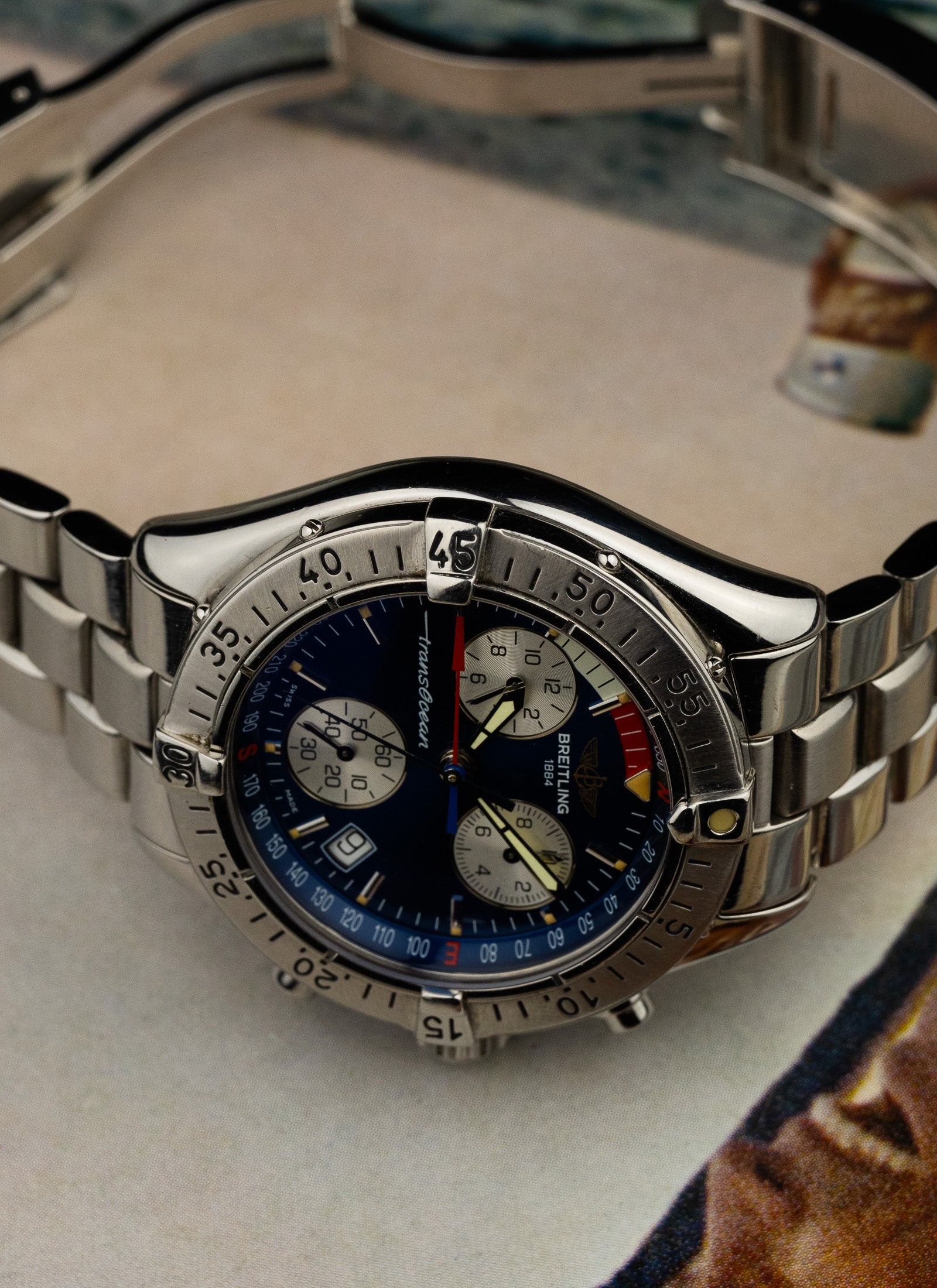 2000s Breitling Transocean Chronograph A53040.1