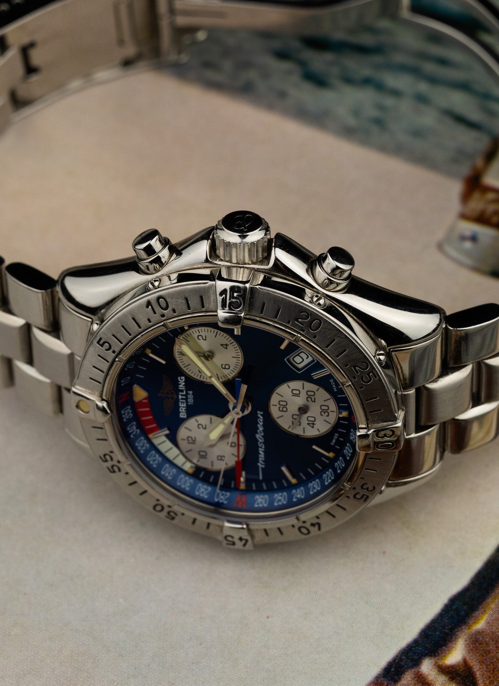 2000s Breitling Transocean Chronograph A53040.1