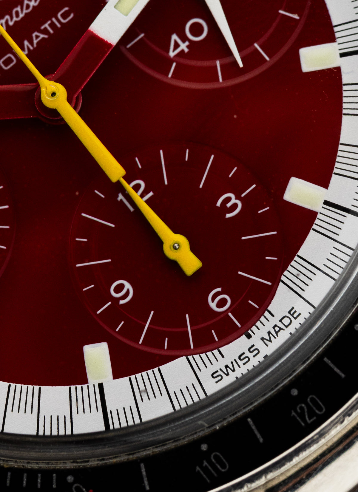 1996 Omega Speedmaster Reduced Michael Schumacher Red 3510.61 Box