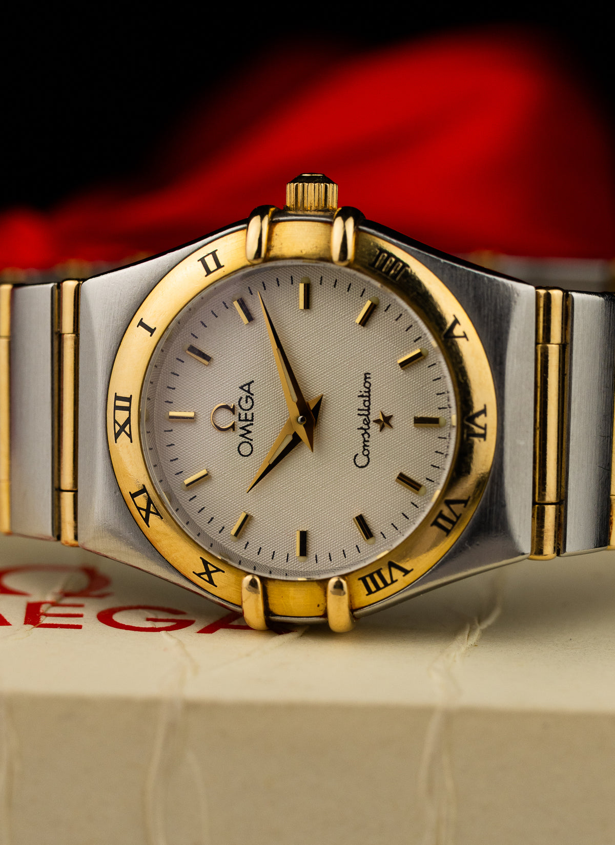 1998 Lady Omega Constellation Bicolor 795.1202 cal. 1456 Box