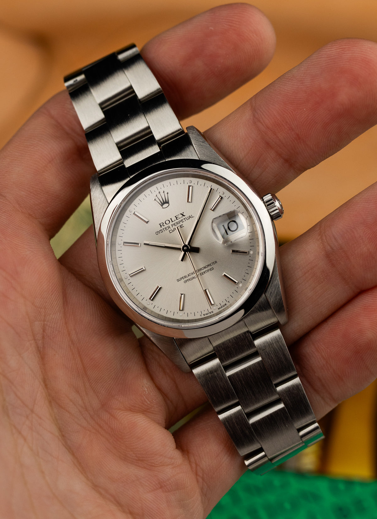 1989 Rolex Oyster Perpetual Date 15200 Box